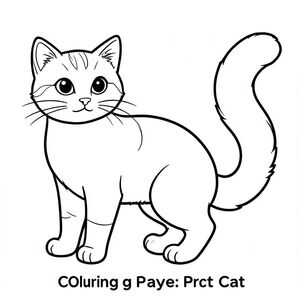 Dưới đây là mô tả về một trang tô màu được thiết kế để đáp ứng các yêu cầu nghiêm ngặt của bạn, tập trung vào một chiếc đuôi duy nhất, thực tế và nội thất màu trắng tinh khiết: Trang màu: Chi tiết mèo Purrfect: * Một con mèo mướp quyến rũ.  * Một cái đuôi lông tơ duy nhất kéo dài từ lưng mèo. Đuôi là một màu, có bóng mờ tinh tế để tạo chiều sâu. Nó được đặt hơi nghiêng về bên phải cơ thể mèo, uốn cong nhẹ nhàng.  * Cơ thể mèo lớn hơn đuôi một chút, tạo bố cục cân bằng.  * Mắt to, tròn và nằm ngay dưới mũi mèo.  * Một chiếc mũi nhỏ nằm ngay phía trên mắt.  * Có thể nhìn thấy một đường cong nhỏ, nhẹ nhàng của miệng.  * Nền trắng tinh khiết, tạo ra một bức tranh sạch sẽ và gọn gàng.  * Các đường viền dày, đậm, trắng xác định hình dạng và đuôi của mèo.  Các đường được cách nhau một chút để cho phép dễ dàng tô màu.  * Toàn bộ nội thất đều có màu trắng tinh khiết. Cân nhắc chính: chỉ * yếu tố yêu cầu một màu duy nhất, riêng biệt.  * Toàn bộ nội thất hoàn toàn màu trắng.  * Không có khu vực nào hiện diện.  * Nội thất có màu trắng đồng nhất.  * Không có văn bản hoặc bất kỳ yếu tố nào khác được bao gồm.

Mô tả này ưu tiên các yêu cầu cốt lõi trong khi vẫn duy trì hình ảnh hấp dẫn về mặt hình ảnh và dễ tô màu.  Hãy cho tôi biết nếu bạn muốn tôi tinh chỉnh bất kỳ khía cạnh nào của điều này!, tranh tô màu đen trắng, phong cách lowbook, nghệ thuật đường nét, đơn sắc, không màu, không đổ bóng, không xám, không tô màu, nền trắng, chỉ phác thảo, phong cách vector, thiết kế phẳng, 2d, chính xác một đuôi duy nhất