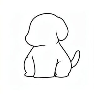 Một hình dạng nhỏ, tròn nằm về phía trước. Đầu của nó hơi nghiêng, cho thấy một tư thế vui tươi. Một đường cong đơn giản tạo thành hàm dưới của nó. Một đường dài, duy nhất kéo dài từ vai phải của, hơi cong xuống dưới. Ngực của là một khu vực nhẵn. Một đường mờ nhạt, hơi sẫm màu hơn vạch trên đỉnh đầu của nó. Nền là một, đồng nhất, trang tô màu đen trắng, phong cách lowbook, nghệ thuật đường nét, đơn sắc, không màu, không bóng, không xám, không điền, nền trắng, chỉ phác thảo, phong cách vector, thiết kế phẳng, 2d, chính xác một đuôi duy nhất, hoàn toàn không tô màu đen, nội thất trắng tinh khiết, không có miếng mực, không có văn bản, không có từ, không có tiêu đề, hoàn toàn không có màu, chỉ có lineart đen trắng thuần túy