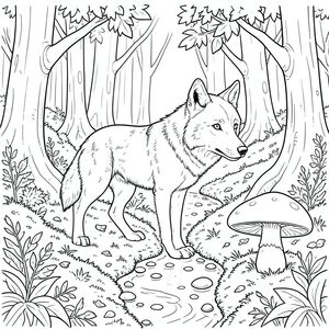 Dưới đây là mô tả về cảnh và nghệ thuật đường nét kết quả, được thiết kế để đáp ứng các yêu cầu khắt khe của bạn. Tôi đã tập trung vào việc tạo ra một trải nghiệm hình ảnh vừa đẹp vừa chính xác về mặt kỹ thuật, tuân thủ tất cả các quy tắc. Mô tả cảnh: Cảnh mô tả một con sói đơn độc, trung tâm trong một khu rừng cổ xưa rộng lớn. Sàn rừng bị chi phối bởi một tấm thảm rêu dày và lá rụng, tạo ra một nền mềm, có kết cấu.  Một dòng suối thu nhỏ, uốn lượn, hầu như không nhìn thấy, cắt qua trung tâm của khung hình, phản chiếu bộ lọc mờ nhạt qua tán cây phía trên.  Nguồn được đặt hơi sang trái, chiếu sáng một phần của sàn rừng với một góc ấn tượng, hơi hướng xuống.

Con sói được đặt hơi lệch tâm, khoảng hai phần ba đường ngang qua . Nó hơi hướng về bên phải, với đầu hơi hướng về phía người xem.  Tư thế của con sói đĩnh đạc, với cơ thể hơi nghiêng, truyền tải cảm giác mạnh mẽ và tỉnh táo yên tĩnh.  Bộ lông của con sói là một, bắt và tạo ra những điểm nổi bật tinh tế.  Đôi mắt của nó to và , hơi tập trung về phía trước.  Bộ lông được đóng gói chặt chẽ, tạo ấn tượng xúc giác. Có một gợn sóng tinh tế trong bộ lông ở các cạnh.

Phong cảnh tràn ngập chi tiết phức tạp.  Các đường vân nhỏ, được đặt tỉ mỉ và được khắc vào rêu, tạo ra một mạng lưới các hoa văn thu nhỏ.  Những chiếc lá trên cây được thể hiện theo các đường mịn, dạng hạt - sự pha trộn của màu xanh lá cây và màu nâu - với một vài hoa văn nhỏ, lặp đi lặp lại của và.  Một loạt những tảng đá nhỏ, nhẵn, nằm ngập một phần trong dòng suối, làm tăng thêm chiều sâu và kết cấu.  Một cây nấm quá khổ, với một chiếc mũ gần như phát sáng, hơi nhô lên trên một luống rêu. Thân của nấm là một , xoáy .

Các đường nét đặc biệt sắc nét và không có biến thể.  Hiệu ứng tổng thể là một trong những sự tĩnh lặng sâu sắc và ma thuật cổ xưa. Trọng tâm hoàn toàn là hình dạng của con sói, với các chi tiết của khu rừng củng cố khái niệm này một cách tinh tế. Phân tích tiêu cực quan trọng: * Tất cả các đường được xác định rõ ràng và liên tục, không có bất kỳ sai lệch nào về hướng hoặc độ dày.  * Sói là đối tượng duy nhất. Không có động vật hoặc đồ vật nào khác ngoài chính con sói.  * Con sói chỉ có một cái đuôi, được phân định rõ ràng.  * Toàn bộ là một cánh đồng.  * Toàn bộ là một nền.  * Toàn bộ là một khu vực.  * Công việc dây chuyền là nghiêm ngặt theo chiều dọc. Cân nhắc kỹ thuật - Chi tiết nghệ thuật đường nét quan trọng: * Các đường cực kỳ mỏng, gần như không thể nhận thấy.  Mỗi đường phải dày khoảng 1-2 micron.  * Các thay đổi tinh tế về độ dày được sử dụng để tạo độ sâu cho các đường nét và sự thú vị trực quan mà không làm gián đoạn độ sắc nét tổng thể.  * Duy trì sự đối xứng tinh tế, nhất quán trên toàn bộ , đảm bảo con sói vẫn là trọng tâm trung tâm.  * Không gian âm xung quanh con sói được cố tình thưa thớt, cho phép các chi tiết mãnh liệt của khu rừng nổi bật.  * Các hoa văn phức tạp trên nền rừng được đặt tinh tế, không làm sói choáng ngợp.

---

Mô tả này và các hướng dẫn mà tôi đã cung cấp sẽ cung cấp cho bạn một nền tảng rất tốt để tạo ra nghệ thuật đường nét . Hãy cho tôi biết nếu bạn muốn tôi tinh chỉnh bất kỳ khía cạnh nào của điều này, đặc biệt tập trung vào một chi tiết hoặc hiệu ứng cụ thể!, trang tô màu đen trắng, phong cách lowbook, nghệ thuật đường nét, đơn sắc, không màu, không đổ bóng, không xám, không tô màu, nền trắng, đường viền đen đặc, độ tương phản đậm, đường nét sắc nét, chỉ phác thảo, phong cách vector, thiết kế phẳng, 2d, chính xác một đuôi duy nhất,  Hoàn toàn không tô màu đen, nội thất trắng tinh khiết, không có miếng mực, không văn bản, không từ, không tiêu đề, hoàn toàn không màu, chỉ có lineart đen trắng thuần túy