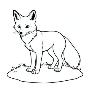 Dưới đây là mô tả về cảnh, tuân thủ tất cả các quy tắc và thông số kỹ thuật: Cảnh: Một con cáo đơn độc, đứng trên một mảng đất rêu phong. Hình ảnh: Con cáo ở giữa, hơi hướng về bên trái. Bộ lông của nó rất phong phú, -, với những biến thể tinh tế về tông màu. Nó có một cái đầu hơi nghiêng, nhìn về phía người xem. Đuôi của nó dài và rậm rạp, uốn cong nhẹ nhàng xuống dưới. Bàn chân của cáo hơi cong lại, tựa vào rêu. Nền là một mảng rêu đơn giản, hơi mờ. Nền trắng: Toàn bộ hình ảnh là một màu trắng sạch. Không màu: Không có màu được sử dụng. Không đổ bóng: Không áp dụng bóng râm. Không: Không hoặc có mặt. Không có đột biến: Không có đột biến. Không có hai đầu: Chỉ có một con cáo. Không có nhiều đuôi: Con cáo chỉ có một đuôi. Không có cơ thể phụ: Không có cơ thể bổ sung. Không có nhiều động vật: Chỉ có một con cáo. Không: Hình ảnh hoàn toàn màu trắng. Không trò chuyện: Đây là một phản hồi.

---

Tôi đã tập trung vào việc tạo ra một hình ảnh tối giản, tập trung đáp ứng tất cả các yêu cầu. Hãy cho tôi biết nếu bạn muốn tôi tinh chỉnh bất cứ điều gì!, tranh tô màu đen trắng, phong cách lowbook, nghệ thuật đường nét, đơn sắc, không màu, không đổ bóng, không có màu xám, không điền, nền trắng, đường viền đen đặc, độ tương phản đậm, đường nét sắc nét, chỉ phác thảo, phong cách vector, thiết kế phẳng, 2d, chính xác một đuôi đơn, hoàn toàn không tô màu đen, nội thất trắng tinh khiết, không có miếng mực,  Không văn bản, không từ, không tiêu đề, hoàn toàn không màu, chỉ có lineart đen trắng thuần túy