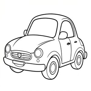 xe hơi.

Một chiếc xe nhỏ, mũm mĩm với nụ cười rạng rỡ, thân thiện. Các đường nét dày, riêng biệt phác thảo thân xe. Chiếc xe có màu sắc vui vẻ., trang màu, nghệ thuật đường nét, nền trắng