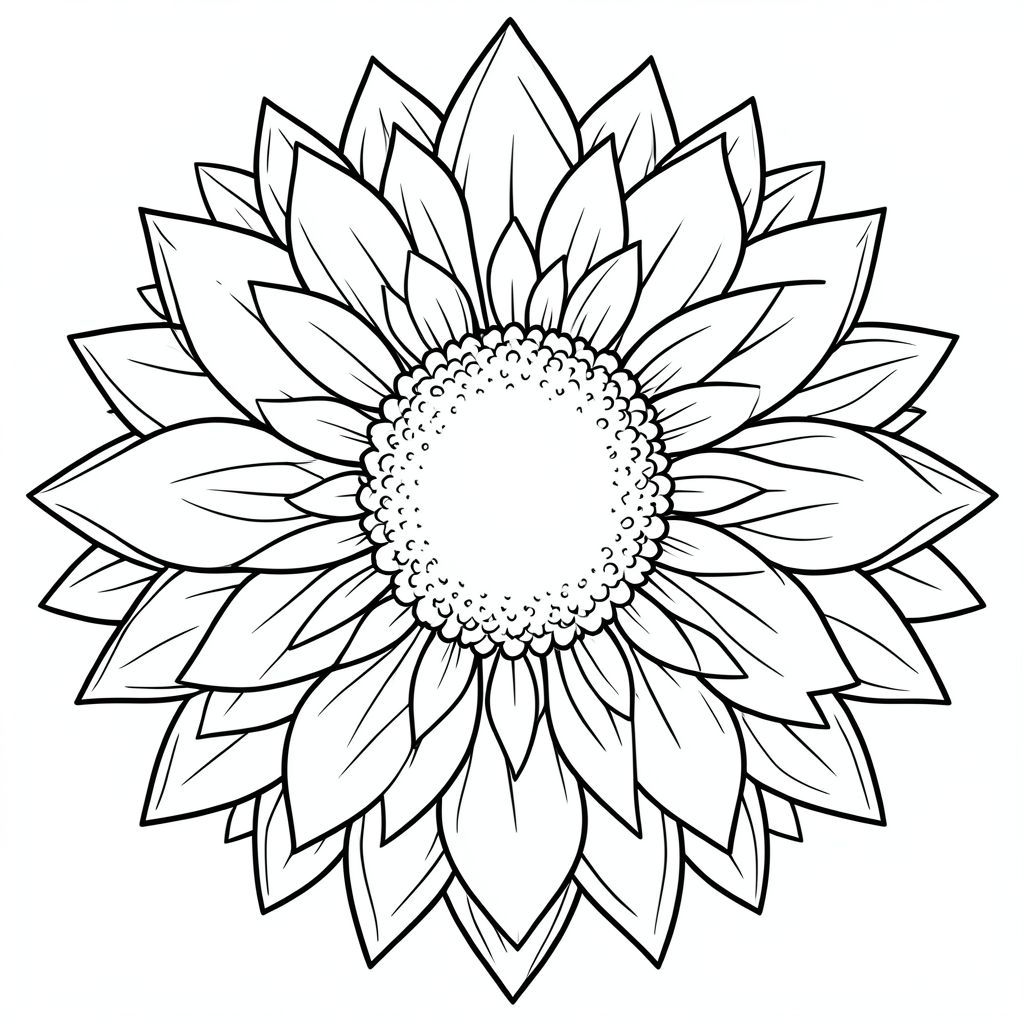 Mandala hướng dương
