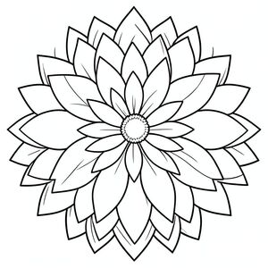 Mandala hoa cúc