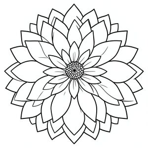 Mạn đà la Dahlia