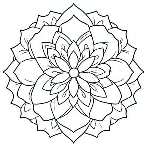 hoa hồng mandala