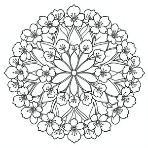 Mandala hoa anh đào