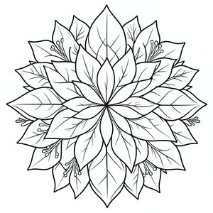 Bougainvillea Mandala