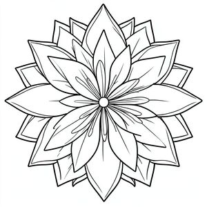 Mandala hoa huệ nhện