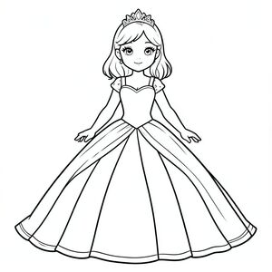 một công chúa ngầu mặc váy dạ hội