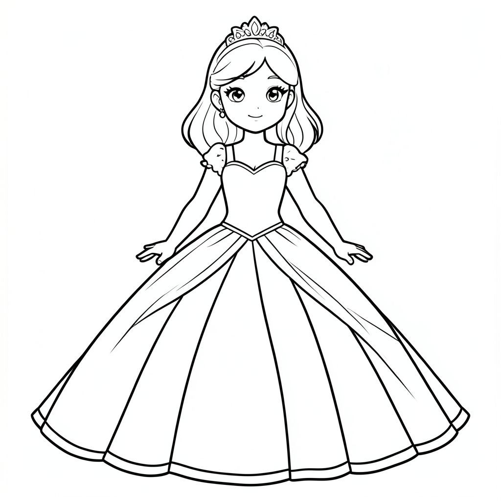 một công chúa ngầu mặc váy dạ hội không dễ thương