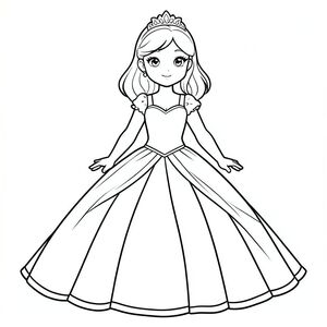 một công chúa ngầu mặc váy dạ hội không dễ thương