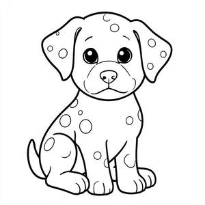 Chó con có 15 đốm