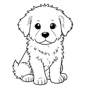 Chó con có nhiều lông