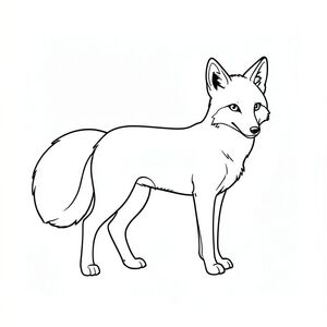 . Động vật: Một con cáo duy nhất, bóng bẩy.

Đây là bản vẽ ban đầu:

<start_of_image><start_of_image><start_of_image><start_of_image><start_of_image><start_of_image><start_of_image><start_of_image><start_of_image><start_of_image><start_of_image><start_of_image><start_of_image><start_of_image><start_of_image><start_of_image><start_of_image><start_of_image><start_of_image><start_of_image><start_of_image><start_of_image><start_of_image><start_of_image><start_of_image><start_of_image><start_of_image><start_of_image><start_of_image><start_of_image><start_of_image>, trang màu, nghệ thuật đường nét, nền trắng