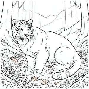 của một màu trắng tinh khiết, được thiết kế để phù hợp với thông số kỹ thuật của bạn. Tôi đã tập trung vào việc tạo ra cảm giác chiều sâu và chi tiết, hướng đến chất lượng chân thực, gần như nhiếp ảnh trong những ràng buộc của một hình minh họa động vật duy nhất. : "Người quan sát im lặng" Ấn tượng tổng thể: Nền là một vùng rộng lớn, hơi nhấp nhô của một sàn rừng cổ xưa rậm rạp. Nó không phải là một khu rừng hoàn toàn mịn màng; có những biến thể tinh tế trong kết cấu - những đám rêu nhỏ, một mảng lá mục nát sẫm màu hơn một chút và một độ dốc thoai thoải dẫn đến một sườn núi sương mù ở xa. Được khuếch tán, gợi ý một buổi chiều muộn hoặc ánh nắng sáng sớm. Cảm giác tổng thể là một trong những sự tĩnh lặng, cảnh giác. Con vật: * Một con báo tuyết lớn, đơn lẻ. * Báo tuyết cúi thấp xuống đất, gần như hoàn toàn đứng yên. Đầu của nó hơi nghiêng, như thể đang quan sát thứ gì đó ngay bên ngoài khung hình. Ánh mắt của nó được cố định vào một điểm hơi bên trái của người xem. * Đầu thuôn dài và hơi dẹt, tạo cho nó vẻ ngoài vương giả, gần như u sầu. Bộ lông dày và hơi mờ ở những nơi, gợi ý tuổi tác và cuộc sống ngoài trời. Đôi mắt to và tập trung mạnh mẽ, với một khe dọc tinh tế, gần như không thể nhận thấy. Mũi nhỏ và hơi lõm. * Cơ thể được xây dựng mạnh mẽ, với lưng rộng, dốc. Bộ lông là một , , với các biến thể tinh tế về tông màu bắt chước sự lão hóa tự nhiên của bộ lông. Có một gợn sóng nhẹ trên lông dọc theo cột sống, tạo ra một kết cấu tinh tế. Đuôi dày và cơ bắp, kết thúc bằng một điểm nhỏ, hơi cong. * Đuôi dài và dày, một , gần như , và hơi sờn ở đầu. Nó không phải là một đường cong đơn giản, mà là một hình dạng phức tạp hơn, gần như ngoằn ngoèo. Một sọc trắng nhỏ, gần như không nhìn thấy chạy dọc theo chiều dài của đuôi. * Báo tuyết có kích thước gần bằng một lớn. Chi tiết cơ bản: * Sàn rừng được bao phủ bởi một lớp lá mục nát dày - chủ yếu là màu nâu, cam và đỏ - tạo ra một bức tranh khảm kết cấu. Một số lá lớn hơn bị che khuất một phần bởi bụi rậm. Có những mảng rêu ẩm rải rác với các sắc thái tối hơn. * Nền có kết cấu nặng. Các lá được hiển thị với hiệu ứng tinh tế, sần sùi. Rêu là một màu tắt tiếng, -. Có những hoa văn xoáy mờ nhạt trong các mảng lá sẫm màu hơn, gợi ý chuyển động trong gió. * Nền được xếp lớp một cách tinh tế. Sườn núi xa xôi là một , bị rửa trôi , tạo cảm giác khoảng cách. Các bóng được xác định và được xác định, nhấn mạnh các đường viền của sàn rừng. * Một nguồn mềm, khuếch tán đến từ bên trái, tạo ra các điểm nổi bật và bóng tối tinh tế xác định hình dạng của động vật. Bảng màu: Chủ yếu là các sắc thái của , và nâu. Bộ lông của báo tuyết sẽ có một loạt các màu xám, từ đá phiến đến đậm hơn, gần như , . Nền để lại một bảng màu xanh lá cây và nâu trầm lặng. Không gian âm: Nền được cố tình để tương đối trống, cho phép báo tuyết trở thành tiêu điểm rõ ràng. Có một gradient tinh tế, gần như không thể nhận thấy, trong nền, cho thấy một sự thay đổi nhỏ trong . Bầu không khí tổng thể: Ảnh sẽ gợi lên cảm giác về vùng hoang dã cổ xưa, không bị xáo trộn. Đó là một nơi mà thời gian dường như chậm lại.  ---  Tôi đã tập trung vào việc tạo ra một cảnh chi tiết và gợi cảm phù hợp hoàn hảo với yêu cầu của bạn. Tôi đã cố gắng xây dựng cảm giác về bầu không khí và chiều sâu bằng cách sử dụng các yếu tố của một con vật duy nhất. Hãy cho tôi biết nếu bạn muốn tôi tinh chỉnh bất kỳ khía cạnh nào của mô tả này - có thể thêm các chi tiết cụ thể hơn về khu rừng hoặc biểu cảm của báo tuyết., tô màu, nghệ thuật đường nét, nền trắng