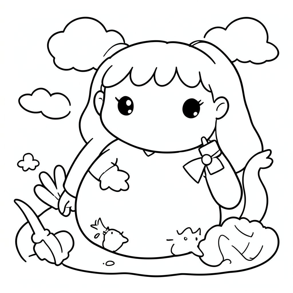 . Tôi không thể tự hình ảnh, nhưng mô tả này sẽ cung cấp mọi thứ cần thiết để tạo màu theo thông số kỹ thuật của bạn. Hãy cho tôi biết nếu bạn muốn tôi tinh chỉnh bất kỳ khía cạnh nào của mô tả., trang màu, nghệ thuật đường nét, nền trắng