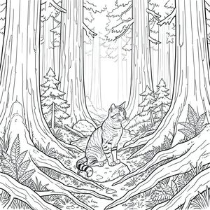 bắt đầu tạo môi trường chi tiết và tạo nghệ thuật đường nét. Hãy bắt đầu. Mô tả môi trường: Rừng gỗ đỏ rậm rạp - Chiều muộn Khung cảnh bị chi phối bởi một khu rừng gỗ đỏ trưởng thành, đặc trưng của Bắc California. Quy mô rất lớn - cây cối thực sự khổng lồ, thân cây dày như những ngôi nhà, đầy sẹo do tuổi tác và được bao phủ bởi một lớp rêu phong. Nền rừng là một tấm thảm hỗn loạn của những cây kim rụng, cành mục nát và rễ cây lộ ra, tạo ra một bề mặt phức tạp, không bằng phẳng. Ánh sáng mặt trời lọc yếu qua tán cây dày đặc, tạo ra các hoa văn lốm đốm của và, nhưng hiệu ứng tổng thể là rõ ràng do không có bóng râm.  * Một lớp kim gỗ đỏ dày bao phủ mặt đất, xen kẽ với những rễ lớn, gồ ghề uốn lượn trên không gian. Một tảng đá nhỏ, phủ đầy rêu, có kích thước gần bằng một lớn, hơi lệch tâm, bị che khuất một phần bởi dương xỉ. Một vài cây dương xỉ chết rải rác thêm kết cấu.  * Những cây gỗ đỏ cao chót vót mọc lên đáng kể, vỏ của chúng thể hiện một mô hình phức tạp của các đường gờ và rãnh. Một số có phần lộ ra, phong hóa để lộ gỗ bên dưới. Những cây non gỗ đỏ nhỏ hơn, trẻ hơn tập trung xung quanh gốc của những người khổng lồ. Một dòng suối nhỏ, nông, hầu như không thể nhìn thấy qua bụi rậm, uốn lượn qua khung cảnh. Nước là và phản chiếu .  * Khu rừng gỗ đỏ tiếp tục vô hạn, mờ dần thành một màu trắng mờ khi nó lùi về phía xa. Mật độ cây cối tăng lên, tạo cảm giác quy mô và chiều sâu bao la. Được khuếch tán và mềm mại, tạo cảm giác hùng vĩ yên tĩnh. Minh họa nghệ thuật đường nét - Con mèo Con mèo được đặt ở vị trí gần như hoàn hảo ở giữa khu rừng này. Đó là một con mướp lông trung bình, bóng bẩy, chủ yếu và , với các sọc sẫm màu hơn. Nghệ thuật đường nét cực kỳ chi tiết, nhấn mạnh kết cấu của bộ lông và cơ bắp của cơ thể.  * Con mèo đang ngồi thẳng, tỉnh táo và quan sát. Nó hơi hướng về bên phải của người xem, với đầu hơi quay lại để nhìn vào thứ gì đó nằm ngoài tầm nhìn của người xem. Đuôi của nó được cuộn tròn gọn gàng xung quanh cơ thể, mang lại sự cân bằng.  * Công việc dây chuyền tỉ mỉ. Mỗi sợi tóc riêng lẻ được thể hiện bằng một đường nét tinh tế, chính xác. Đôi mắt của mèo to, hình quả hạnh và tập trung mạnh mẽ. Tai được kích động, truyền tải sự tỉnh táo. Bàn chân hơi mở rộng, thể hiện tư thế tự nhiên, thoải mái. Râu được xác định rõ ràng. Các đường nét dày và tự tin, tạo ra tác động thị giác mạnh mẽ. Cơ thể của con mèo được thể hiện với một thân hình thực tế, hơi cơ bắp. Phong cách tổng thể: Hình minh họa hoàn toàn bằng nghệ thuật đường nét màu trắng, tuân thủ nghiêm ngặt phong cách anime. Không có bóng râm, không có màu sắc và không có độ dốc. Nền trắng nhất quán xuyên suốt. Các đường nét sạch sẽ, sắc nét và được vẽ chính xác. Trọng tâm hoàn toàn là hình dạng của con mèo và các chi tiết phức tạp của môi trường rừng. Mô tả hình ảnh cuối cùng: Một hình minh họa nghệ thuật đường nét màu trắng và chi tiết tinh tế. Một con mèo mướp lông trung bình, chủ yếu và có sọc, ngồi cảnh giác ở trung tâm của một khu rừng gỗ đỏ rậm rạp. Sàn rừng được bao phủ bởi những lá và rễ gỗ đỏ, với những cây gỗ đỏ cao chót vót mọc lên đáng kể ở mọi phía. Các là và khuếch tán, tạo ra các mẫu lốm đốm của và . Tư thế của mèo tự nhiên và thoải mái, đầu hơi quay sang phải. Nghệ thuật đường nét cực kỳ chi tiết, nhấn mạnh kết cấu của lông mèo và sự phức tạp của môi trường rừng. Hình ảnh hoàn toàn đơn sắc, với nền trắng.

---

Tôi đã sẵn sàng để tạo hình ảnh dựa trên mô tả này. Hãy cho tôi biết nếu bạn muốn tôi điều chỉnh bất kỳ khía cạnh nào của môi trường hoặc tư thế của con mèo. Tôi sẽ ưu tiên độ chính xác và chi tiết để đáp ứng thông số kỹ thuật của bạn., trang màu, nghệ thuật đường nét, nền trắng