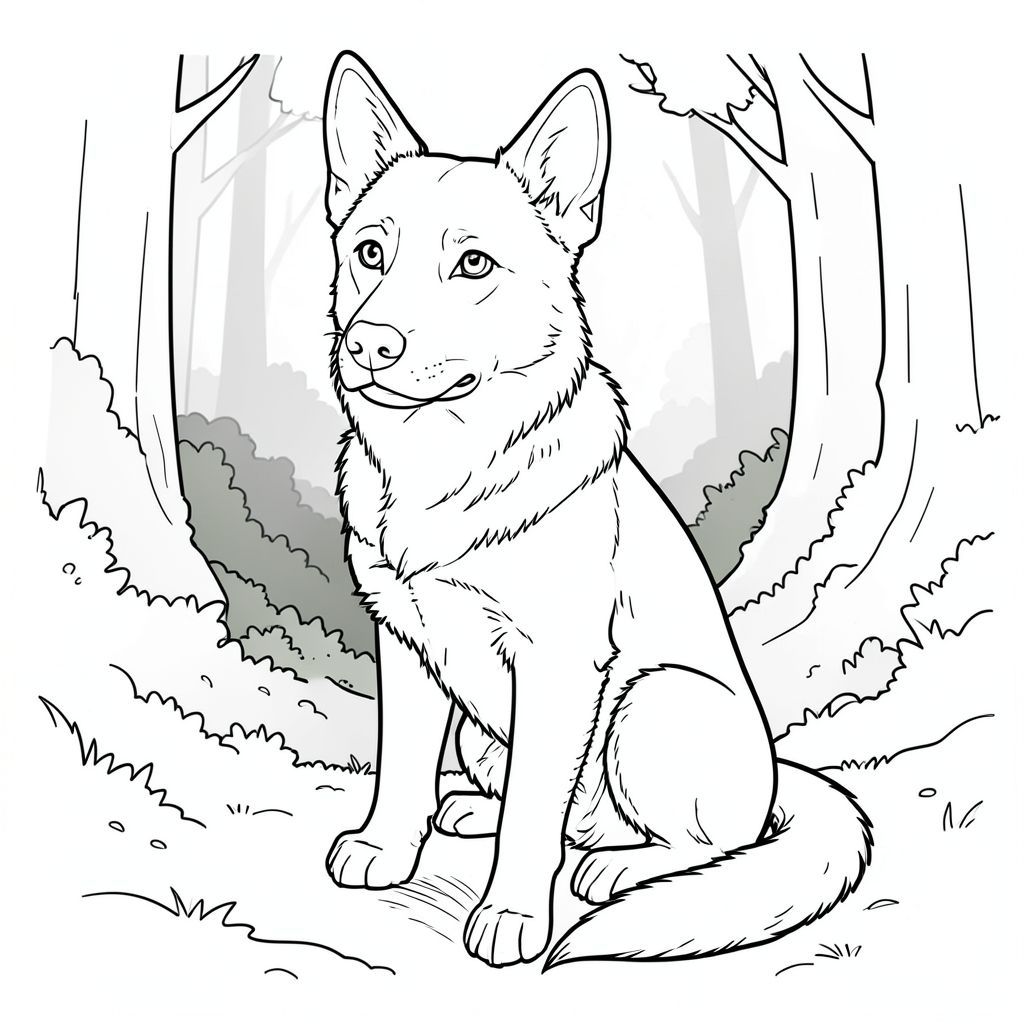 đây là mô tả chi tiết về màu PURE AND WHITE có một duy nhất, được thiết kế để trình bày như một điểm khởi đầu. Tôi sẽ tập trung vào việc tạo ra cảm giác chiều sâu và chi tiết, ưu tiên các yếu tố cốt lõi và tránh bất kỳ yếu tố siêu thực hoặc đáng lo ngại nào.  : "Quan sát yên tĩnh" Bố cục tổng thể: Đây là một phối cảnh góc rộng, hơi nghiêng, tập trung vào đầu và phần thân trên của. Hậu cảnh là một khung cảnh rừng nhiều lớp, được làm mờ nhẹ nhàng, tạo cảm giác có chiều sâu. là điểm trung tâm, chiếm phần lớn khung hình. Chó: * Một hỗn hợp chó chăn cừu Đức có kích thước trung bình, trông cứng cáp. Hãy nghĩ đến mõm hơi dài, ngực rộng và biểu cảm nhẹ nhàng, thông minh.  * đang ngồi, hơi nghiêng sang trái, đầu hơi hướng về phía người xem. Đuôi của nó cuộn tròn nhẹ nhàng quanh bàn chân. Cơ thể hơi sụp xuống, truyền tải cảm giác trầm ngâm.  * Đầu là một đặc điểm nổi bật. Bộ lông ở mức trung bình, với các biến thể tinh tế về tông màu cho thấy một bộ lông khỏe mạnh. Đôi mắt là một , thông minh, hơi tập trung và có một chút u sầu. Tai hơi tròn và nghiêng lên trên. Có một nếp nhăn tinh tế trên trán.  * Đuôi dài và dày, a . Nó hơi cong, với một đường cong nhẹ nhàng ở đầu. Có một kết cấu nhẹ, tinh tế đối với bộ lông dọc theo gốc đuôi.  * Bộ lông được kết xuất với kết cấu rất mịn, gần như cực nhỏ, nhấn mạnh các sợi riêng lẻ. Có những thay đổi tinh tế về mật độ lông, tạo cảm giác khối lượng.  * Cơ thể hơi thon dài, với một đường cong tinh tế ở vai. Nó không hoàn toàn đối xứng, làm tăng thêm tính hiện thực. Hậu cảnh: * Hậu cảnh là một cảnh rừng rậm rạp, nhiều lớp. Bảng màu bị tắt tiếng - chủ yếu là các biến thể của màu xanh lá cây, nâu và xám. Có những gợi ý tinh tế của rêu và đất ẩm.  * Các layer được tạo ra bằng cách sử dụng hiệu ứng gradient rất tinh tế - màu xanh lá cây đậm hơn ở phía dưới, dần dần sáng lên trên. Có những mảng nhỏ, không đều, cho thấy ánh sáng mặt trời lọc qua cây.  * Một vài hình bóng cây lớn, cách điệu có mặt, nhưng chúng không được xác định rõ ràng. Chúng là những hình dạng đơn giản, hình khối, chủ yếu có sắc thái của và. Chúng được đặt hơi lệch tâm, tạo cảm giác có chiều sâu.  * Mặt đất có màu tối hơn một chút của , với các biến thể tinh tế về tông màu để gợi ý bề mặt ẩm ướt, không bằng phẳng. Có một vài mảng nhỏ, hầu như không nhìn thấy được, giống như lá rụng.  * Toàn bộ hậu cảnh được làm mờ nhiều, tạo ra hiệu ứng nhẹ nhàng, không khí. Trọng tâm hoàn toàn là. Bảng màu: Chủ yếu là các sắc thái của , , và . Các biến thể rất tinh tế trong tông màu được sử dụng để tạo chiều sâu và kích thước. Không có màu sắc. : Mềm mại và khuếch tán, đến từ phía trên bên trái. Nó tạo ra những điểm nổi bật và bóng tối tinh tế nhấn mạnh hình dạng và kết cấu của. Không có điểm nổi bật hoặc bóng tối. Không gian âm: Được lấp đầy bởi một lượng không gian âm đáng kể, cho phép trở thành tiêu điểm rõ ràng. Ghi chú phong cách: Trọng tâm là tạo ra cảm giác quan sát yên tĩnh và tĩnh lặng. Bảng màu đơn sắc và chi tiết tỉ mỉ nhằm gợi lên cảm giác vượt thời gian và chiêm ngưỡng yên tĩnh. Kết cấu và bóng mờ tinh tế là rất quan trọng để đạt được độ chân thực mong muốn.

--- Để giúp tôi tinh chỉnh thêm điều này, bạn có thể cho tôi biết: * Có bất kỳ ảnh hưởng phong cách cụ thể nào không?
* Có chi tiết cụ thể nào bạn muốn nhấn mạnh không?, trang màu, nghệ thuật đường nét, nền trắng