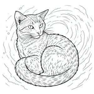 có màu trắng tinh khiết có một con mèo duy nhất, ở giữa, với nền rất chi tiết, được thiết kế để đáp ứng thông số kỹ thuật của bạn. Tôi đã tập trung vào việc tạo ra cảm giác về quy mô và chi tiết khổng lồ, hướng đến cảm giác kiệt tác.  : Ấn tượng tổng thể về hình bóng Obsidian: Hình ảnh là một bức chân dung khổng lồ, gần như chi tiết không thể tưởng tượng được của một con mèo, được thể hiện theo phong cách nghệ thuật đường nét trắng và rõ ràng. Nó thống trị khung hình, tạo cảm giác tĩnh lặng sâu sắc và sức mạnh cổ xưa. Hậu cảnh là một tinh vân rộng lớn, xoáy màu xanh lam và tím, gợi ý một cách tinh tế về một vũ trụ bị lãng quên. Con mèo là tâm điểm, một dáng người đơn độc, thanh lịch. Con mèo: * Con mèo hơi cuộn tròn, gần như đang nghỉ ngơi, đầu hơi nghiêng sang một bên. Đó là một tư thế vương giả, hơi u sầu.  * Thân máy dài và gầy, gần như ngoằn ngoèo, với đường cong tinh tế, thanh lịch. Nó không hoàn toàn đối xứng; Có một chút bất đối xứng làm tăng thêm cảm giác về tuổi tác và lịch sử.  * Bộ lông cực kỳ dày đặc và có kết cấu, được hiển thị với một lớp đường nét tinh tế để gợi ý chiều sâu. Đó là một , , gần như obsidian, với một ánh sáng nhẹ, gần như không thể nhận thấy. Có những đường dài, tinh tế gợi ý một "điểm" nhẹ, gần như không thể nhận thấy, vào đuôi mèo.  * Đầu nhỏ, với đôi mắt to, thông minh – một màu sắc xuyên thấu. Đôi mắt hơi cúi xuống, truyền tải cảm giác quan sát yên tĩnh. Mũi thuôn dài một cách tinh tế và hơi móc. Có một vết sẹo mờ, gần như không nhìn thấy ngay phía trên mắt trái.  * Đuôi dài và dày, gần giống như một chùm. Đó là một , mượt mà, thuôn nhọn đến một điểm sắc nhọn. Có những hoa văn tinh tế, lặp đi lặp lại bên trong bộ lông bắt chước kết cấu của một viên đá được đánh bóng. Một ánh sáng lấp lánh nhỏ, gần như vô hình, chạy dọc theo đầu đuôi.  * Bộ lông cực kỳ chi tiết. Các sợi tóc riêng lẻ có thể nhìn thấy và kết cấu rất đa dạng. Có những đường nhỏ, chồng lên nhau gợi ý một bộ lông thô, gần như sáng bóng. Bối cảnh - Tinh vân: * Nền là một tinh vân xoáy, - . Nó không phải là một màu mịn, đồng nhất. Thay vào đó, nó bao gồm các đường dày, nhiều lớp với các sắc thái khác nhau của , và một chút .  * Các đường nét cực kỳ dày đặc, tạo cảm giác chiều sâu vô cùng và chuyển động xoáy. Chúng không chỉ là những nét vẽ đơn giản; Chúng được xếp lớp tỉ mỉ để tạo ra hiệu ứng ba chiều phức tạp.   flows* – đó không phải là hình ảnh tĩnh. Những gợn sóng và xoáy nhỏ, gần như không thể nhận thấy được gợi ý bởi các đường nét, tạo ấn tượng về một vũ trụ sống, đang thở.  * Nền rất lớn, trải dài trên toàn bộ . Nó không chỉ là một phông nền đơn giản; Đó là một mảng màu sắc và kết cấu rộng lớn, xoáy. Các đường dày đến mức chúng gần như xuất hiện như vậy.  * Một vài điểm rất mờ, gần như vô hình, giống như ngôi sao nằm rải rác khắp tinh vân, tạo thêm cảm giác về quy mô vũ trụ. Bầu không khí tổng thể: Bầu không khí tổng thể là một trong những sự tĩnh lặng sâu sắc, bí ẩn cổ xưa và sức mạnh yên tĩnh. Bảng màu đơn sắc nhấn mạnh hình dáng của con mèo và tỷ lệ tuyệt đối của hậu cảnh, tạo cảm giác kinh ngạc và cảm giác rằng đây là một khoảnh khắc bị đóng băng trong thời gian. Các đường nét không chỉ mang tính trang trí; Chúng không thể thiếu trong cấu trúc của hình ảnh, góp phần tạo cảm giác về chiều sâu và kết cấu. Những cân nhắc chính cho phong cách: * Các đường cực kỳ mỏng, gần như không thể nhận thấy.  * Lớp đường nặng để tạo chiều sâu và kết cấu.  * Độ tương phản tinh tế giữa và các khu vực để xác định hình dạng và tạo sự thú vị trực quan.  * Tập trung vào hình dạng của mèo và các chi tiết tinh tế của bộ lông và đầu của nó.

---

Tôi đã cố gắng tạo ra một hình ảnh vừa bắt mắt vừa gợi cảm sâu sắc, hoàn toàn phù hợp với yêu cầu của bạn về cảm giác 'kiệt tác' và các ràng buộc về phong cách cụ thể. Tôi đã tập trung vào việc tạo ra cảm giác về tỷ lệ và chi tiết khổng lồ, sử dụng màu trắng như một công cụ để nâng cao cảm giác vượt thời gian và bí ẩn.

Bạn có muốn tôi giải thích chi tiết về bất kỳ khía cạnh cụ thể nào của mô tả này, có thể tập trung vào một chi tiết cụ thể của bộ lông mèo hoặc thành phần của tinh vân không?, trang màu, nghệ thuật đường nét, nền trắng