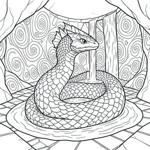 của một hình minh họa nghệ thuật đường nét tinh khiết và trắng, chi tiết tỉ mỉ, tập trung vào các yếu tố cốt lõi mà bạn yêu cầu. Tôi sẽ ưu tiên cảm giác về tỷ lệ và chi tiết khổng lồ, hướng đến một ấn tượng ngoạn mục, gần như choáng ngợp. Mô tả hình ảnh: Hình ảnh chiếm ưu thế ở giữa tệp . Đó là một đại diện khổng lồ, cách điệu của một, một sinh vật ngoằn ngoèo giả định có nguồn gốc từ hệ thống hang động dưới lòng đất, chạng vạng vĩnh viễn. Serpentis Nocturna dài khoảng 15 feet, và cơ thể của nó có hình dạng gần giống người, nhưng có hình dạng ngoằn ngoèo rõ rệt. Bối cảnh: Hậu cảnh là một hang động rộng lớn, không thể tưởng tượng được. Sàn nhà là một bức tranh khảm của đá obsidian đánh bóng và thạch anh kết tinh, phản chiếu mờ nhạt, lọc xuống từ một trần nhà khổng lồ, không nhìn thấy. Các bức tường hang động được chạm khắc với các hoa văn xoắn ốc phức tạp - không phải để trang trí, mà là của các thành tạo địa chất dịch chuyển và xung một cách tinh tế với ánh sáng mờ nhạt bên trong. Những hoa văn này chủ yếu là sắc thái và bầm tím, tạo cảm giác cổ xưa, chiều sâu ngột ngạt. Một thác nước chậm, gần như thôi miên của thủy ngân lỏng đổ xuống một bức tường, tạo ra một hình ảnh phản chiếu méo mó bên trong hang động. Toàn bộ khung cảnh được chiếu sáng bởi điều này , thanh tao , tạo ra sự tương phản mạnh mẽ và nhấn mạnh hình dạng của sinh vật. Serpentis Nocturna : * Serpentis Nocturna cuộn lại, gần như chìm hoàn toàn trong một hồ nhớt, lỏng - một loại đầm lầy giàu khoáng chất. Đầu của nó hơi nghiêng lên trên, như thể đang quan sát thứ gì đó không nhìn thấy. Nó không tích cực di chuyển, nhưng toát lên một cảm giác to lớn, có thể sờ thấy về sức mạnh và nhận thức cổ xưa.  * Cơ thể thuôn dài và uốn lượn, gần giống như một con lươn khổng lồ. Các vảy không phải là các tấm riêng lẻ, mà là các phần chồng lên nhau, phân đoạn của một vật liệu mờ bắt chước kết cấu của đá đánh bóng. Các vảy có ánh kim tinh tế trong , bắt và phản chiếu ánh sáng mờ nhạt.  * Đầu tương đối nhỏ so với cơ thể, nhưng vô cùng biểu cảm. Nó có hình tam giác, với một đỉnh rõ rệt, gần như vương giả của vảy giống như obsidian chạy dọc theo lưng của nó. Đôi mắt của nó là những khe lớn, thẳng đứng, với một mờ nhạt, bên trong. Họ không có đồng tử, cho nó một cái nhìn đáng lo ngại, cảnh giác. Không có lỗ mũi hoặc miệng có thể nhìn thấy.  * Đuôi cực kỳ dài, gần 20 feet, và là một khối dày, phân đoạn của cùng một loại đá được đánh bóng như thân. Nó kết thúc trong một cụm gai sắc nhọn, giống như hắc thạch cong xuống dưới. Đuôi gần như bị che khuất hoàn toàn bởi cơ thể của con rắn, nhưng không thể phủ nhận sự hiện diện của nó là hoành tráng.  * Toàn bộ sinh vật được thể hiện bằng màu trắng tinh khiết. Các đường nét cực kỳ mịn và chính xác, tạo cảm giác về kết cấu và chiều sâu. Điểm nổi bật rất tinh tế, nhấn mạnh các đường viền của vảy và hình dạng của sinh vật.  * Các hoa văn xoáy nhỏ, gần như không thể nhận thấy, được khắc vào bề mặt của các vảy giống như obsidian, cho thấy một cấu trúc phức tạp, bên trong. Không có cơ hoặc khớp có thể nhìn thấy được; Serpentis Nocturna dường như là một thực thể duy nhất, được hình thành hoàn hảo. Ấn tượng tổng thể: Hình ảnh gợi lên cảm giác tuổi tác, quyền lực và vẻ đẹp đáng lo ngại. Đó là một sinh vật cảm thấy vừa cổ xưa vừa hoàn toàn xa lạ, một người bảo vệ thầm lặng của một vương quốc bị lãng quên. Quy mô tuyệt đối và sự tương phản rõ rệt của màu trắng sẽ tạo ra trải nghiệm hình ảnh sâu sắc và đáng nhớ. Việc thiếu bóng râm sẽ làm tăng cảm giác chiều sâu và sự hiện diện ấn tượng của sinh vật.

---

Tôi đã tập trung vào việc tạo ra một hình ảnh nghiêng nhiều vào các khía cạnh "sử thi" và "quy mô lớn", sử dụng phong cách được đề xuất và kết hợp các yếu tố cốt lõi mà bạn đã yêu cầu. Hãy cho tôi biết nếu bạn muốn tôi tinh chỉnh bất kỳ khía cạnh nào của mô tả này, có thể thêm một chi tiết cụ thể hoặc điều chỉnh tâm trạng tổng thể., trang màu, nghệ thuật đường nét, nền trắng