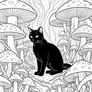 của một màu trắng tinh khiết có một con mèo duy nhất, ở giữa và chi tiết, với các ràng buộc cụ thể. Tôi đã tập trung vào việc tạo ra cảm giác về quy mô và chi tiết khổng lồ, nhằm hướng đến một hình ảnh thực sự đắm chìm và quyến rũ. Mô tả hình ảnh: Hình ảnh là một môi trường rộng lớn, rộng lớn bị chi phối bởi một khu rừng nấm khổng lồ duy nhất. Nền là một vòng xoáy, gần như thôi miên, rộng lớn như nhung. Nó không phải là một khu rừng đơn giản; đó là một khu rừng, với những chiếc mũ nấm khổng lồ, nhấp nhô với nhiều kích thước và kết cấu khác nhau - một số khổng lồ, giống như những chiếc ô khổng lồ, một số khác nhỏ hơn và tinh tế hơn, giống như những viên ngọc mờ. Các mũ là sự pha trộn lốm đốm của , , và một đáng ngạc nhiên , gần như , ở trung tâm. Một số mũ bị che khuất một phần bởi sự phát triển của nấm gần như xương.  Ở trung tâm của cảnh quan này, một con mèo duy nhất, có hình dạng hoàn hảo - một con mèo bóng bẩy, hắc thạch - chiếm một phần đáng kể của khung hình. Nó được đặt hơi lệch tâm, gần như thể nó là một tâm điểm trong quy mô rộng lớn của khu rừng. Con mèo hơi quay mặt sang trái, với tư thế chiêm nghiệm, gần như vương giả. Đầu của nó hơi nghiêng, truyền tải cảm giác về trí tuệ cổ xưa và quan sát yên tĩnh. Cơ thể thon dài và duyên dáng, gần như ngoằn ngoèo trong hình dạng của nó. Bộ lông của nó là một , mượt như nhung, với các hoa văn tinh tế, thay đổi bắt chước bộ lọc qua mũ nấm. Có một con mắt duy nhất, được đặt hoàn hảo, lấp lánh với một trí thông minh đáng sợ.  Nền là một mô hình liên tục, phức tạp của các đường nấm. Những đường này không chỉ đơn thuần là trang trí; chúng và xung quanh mũ nấm, tạo cảm giác chiều sâu và chuyển động. Chúng gợi ý một cách tinh tế sự phát triển của rừng - giống như rễ và dây leo kéo dài từ mũ nấm. Các đường nét cực kỳ dày đặc, gần như giáp với kết cấu xúc giác, làm tăng thêm cảm giác choáng ngợp về tỷ lệ. Có những hoa văn tinh tế, chồng lên nhau bắt chước các đường vân của nấm, tạo ra hiệu ứng thị giác phức tạp và mê hoặc.  Cơ thể của con mèo được phác thảo một cách tinh tế với một đường mảnh, tạo ra sự tương phản rõ nét với nền. Nó không có bất kỳ chi hoặc phần phụ nào có thể nhìn thấy - chỉ có một hình bóng thanh lịch, được tạo hình hoàn hảo. Đuôi dài và thuôn nhọn, uốn cong duyên dáng xuống dưới, và cũng được phác thảo bằng một đường mảnh. Nó được đặt hơi phía sau con mèo, gần như thể đó là một gợn sóng tinh tế trên sàn rừng. Bầu không khí tổng thể: Hình ảnh gợi lên cảm giác tĩnh lặng sâu sắc và ma thuật cổ xưa. Quy mô tuyệt đối của khu rừng và sự hiện diện của con mèo tạo ra cảm giác kinh ngạc và bí ẩn. Màu trắng củng cố cảm giác của một không gian vượt thời gian, thế giới khác. Chi tiết cao đến mức bạn có cảm giác như bạn có thể vươn tay ra và chạm vào những chiếc mũ nấm.  ---  Tôi đã tập trung vào việc tạo ra trải nghiệm hình ảnh dựa vào các yếu tố "sử thi" và "quy mô lớn", nhấn mạnh bản chất áp đảo của môi trường và sự hiện diện đơn độc, gần như thần bí của con mèo. Tôi cũng đã cẩn thận tránh bất kỳ yếu tố nào có thể làm giảm đi khái niệm cốt lõi - con mèo đơn, thiếu bóng và bảng màu đơn sắc.  ---  Bạn có muốn tôi giải thích chi tiết về bất kỳ khía cạnh cụ thể nào của mô tả này, có thể tập trung vào các mẫu nấm hoặc biểu cảm của con mèo?, trang màu, nghệ thuật đường nét, nền trắng