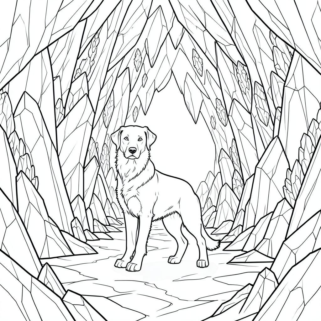 của một màu trắng tinh khiết có một duy nhất, ở giữa, với nền rất chi tiết. Tôi đã tập trung vào việc tạo ra cảm giác về tỷ lệ và chi tiết khổng lồ, hướng đến cảm giác kiệt tác với bóng và màu tối thiểu. Mô tả hình ảnh: Được chi phối bởi một không gian rộng lớn, hang động. Nó không phải là một hang động hoàn toàn mịn màng, bóng bẩy; thay vào đó, đó là một cấu trúc khổng lồ, nhiều lớp được xây dựng từ những tinh thể khổng lồ, lồng vào nhau. Các tinh thể chủ yếu là thạch anh khói, với các đường vân thạch anh trắng đục chạy qua chúng. Chúng nhô ra ở nhiều góc độ khác nhau, tạo ra cảm giác chiều sâu vô cùng. Hang động cực kỳ cao, có lẽ đường kính 50-70 feet và trải dài xa về phía xa. Sàn nhà được cấu tạo bởi một lớp vật liệu giống như hắc thạch mịn, gần như nhung, phản chiếu môi trường xung quanh theo một mô hình tinh tế, thay đổi.

Ở trung tâm của không gian này, một duy nhất, có hình dạng hoàn hảo được định vị. Đó là một bóng bẩy, cao khoảng 2 feet. Đầu của nó hơi nghiêng, như thể đang quan sát thứ gì đó bên ngoài người xem. Đôi mắt của to và tập trung mãnh liệt, một màu sắc thông minh. Bộ lông của nó dày và bóng, bắt theo cách làm nổi bật kết cấu tinh tế. Cơ thể thon dài và duyên dáng, gần như ngoằn ngoèo, với đường cong nhấp nhô, tinh tế. Nó không hoàn toàn đối xứng; Có một chút khuyết điểm và biến thể trong bộ lông, làm tăng thêm tính chân thực.

Hậu cảnh là một bức tranh toàn cảnh khổng lồ, nhiều lớp. Đó là một mô hình liên tục, xoáy của các tinh thể, tạo ra ảo giác về chiều sâu vô tận. Các tinh thể cực kỳ chi tiết, với các khía cạnh và kết cấu phức tạp. Có những khối thạch anh lớn, lởm chởm giống như núi, và những tinh thể nhỏ hơn, mỏng manh giống như thác nước thu nhỏ. Nền là một , mượt mà , gần như hấp thụ . Một ánh sáng mờ nhạt, thanh tao phát ra từ bên trong các tinh thể, tạo ra cảm giác ánh sáng của thế giới khác.

là tâm điểm duy nhất. Nó được đặt hơi ở hậu cảnh, như thể đó là một điểm ổn định trong sự rộng lớn. Nó không có bất kỳ chân nào có thể nhìn thấy được. Tư thế của nó thoải mái, gần như vương giả, nhưng với một sự tỉnh táo tinh tế trong ánh mắt của nó. Có một đường cong nhẹ, gần như không thể nhận thấy ở cột sống của, cho thấy một chuyển động nhẹ nhàng, chậm rãi. Bầu không khí tổng thể: Cảnh sẽ gợi lên cảm giác kinh ngạc và quy mô rộng lớn. Đó là một nơi của sức mạnh thầm lặng, một tượng đài cho những thành tạo tinh thể cổ xưa. Bảng màu đơn sắc nhấn mạnh hình dạng của chú chó và vẻ đẹp thô sơ của môi trường. Những cân nhắc chính đối với màu sắc: * Các đường cực kỳ mỏng, chính xác là rất quan trọng. Tập trung vào việc tạo ra sự chuyển màu tinh tế của tông màu để xác định hình dạng của và kết cấu của các tinh thể.   phải* cực kỳ chi tiết. Sử dụng một kết cấu tinh tế, gần như không thể nhận thấy để gợi ý độ nhám và phức tạp của sự hình thành.  * Bóng tối thiểu. Nguồn phải đến từ phía trên và hơi sang trái, tạo ra ánh sáng mạnh mẽ, có hướng. Bóng tối nên được xác định và xác định, nhưng không quá khắc nghiệt.

---

Tôi đã tập trung vào việc tạo ra một cảnh vừa bắt mắt về mặt thị giác vừa phong phú về mặt khái niệm, sử dụng các ràng buộc của một hình minh họa trắng và thuần khiết để tối đa hóa tác động của và môi trường. Tôi đã cố gắng xây dựng một cảm giác sâu sắc và bí ẩn.

Bạn có muốn tôi giải thích chi tiết về bất kỳ khía cạnh cụ thể nào của mô tả này, có lẽ tập trung vào một loại pha lê cụ thể hoặc biểu cảm của không?, trang màu, nghệ thuật đường nét, nền trắng