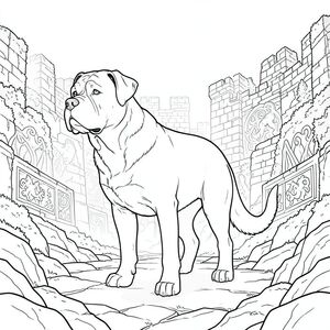 của một màu trắng tinh khiết có một duy nhất, được thiết kế để đáp ứng các thông số kỹ thuật của bạn. Tôi sẽ tập trung vào việc tạo ra cảm giác về quy mô và chi tiết khổng lồ, ưu tiên sự rõ ràng của màu trắng và sự hiện diện của.  : Echoes of Stone Ấn tượng tổng thể: Hình ảnh là một cảnh khổng lồ, gần giống như lăng mộ xoay quanh một duy nhất, có bố cục mạnh mẽ. Nó gợi lên cảm giác hùng vĩ cổ xưa và sự cô lập yên tĩnh. Bảng màu đơn sắc nhấn mạnh kết cấu và hình thức, tạo cảm giác vượt thời gian. là tâm điểm, làm lùn hậu cảnh. Bối cảnh: Hậu cảnh là một tàn tích lâu đài rộng lớn, nhấp nhô. Hãy tưởng tượng một bức tường đá khổng lồ, sụp đổ một phần, trải dài ra xa. Tàn tích được xếp lớp rêu, địa y và tàn tích của các tác phẩm chạm khắc đá bị xói mòn - mô tả mờ nhạt về những con thú thần thoại và hoa văn xoáy. Các tàn tích không hoàn toàn đồng nhất; chúng lởm chởm và không đồng đều, cho thấy phong hóa hàng thế kỷ. Một làn sương mù thấp, mờ mịt lơ lửng trong không khí, làm tăng thêm cảm giác rộng lớn và già nua. Màu sắc tổng thể bị tắt tiếng, chủ yếu là xám, nâu và xanh lam, cho thấy một chạng vạng vĩnh viễn. Có những mô hình tinh tế, lặp đi lặp lại của đá vỡ bên trong đống đổ nát - giống như các đường vân của. Đường chân trời thấp, nhấn mạnh chiều cao của tàn tích. : được đặt hơi ở trung tâm của tàn tích, gần như thể nó là một người lính gác. Đó là một giống chó lớn, cứng cáp - có thể là Mastiff hoặc một giống chó tương tự - với khung hình mạnh mẽ. Đầu của nó hơi nghiêng về phía trước, như thể đang quan sát thứ gì đó không nhìn thấy. Đôi mắt của nó được thiết lập và thông minh, một sự xuyên thấu, mãnh liệt . Bộ lông của rất phong phú, , với những biến thể tinh tế về tông màu để gợi ý chiều sâu. Nó có một đường gờ nhẹ, gần như không thể nhận thấy dọc theo cột sống của nó. Đuôi chó dài và dày, hơi cong xuống dưới. Nó được định vị sao cho nó gần như là một điểm lấy nét duy nhất, nhưng nó được đặt một góc tinh tế để tạo ra cảm giác chuyển động nhẹ. Chi tiết & Thành phần: * Hình dạng của là rất quan trọng. Nó không hoàn toàn đối xứng. Có một sự bất đối xứng tinh tế đối với tư thế của nó, mang lại cho nó cảm giác nặng nề và vững chắc.  * Các tàn tích được kết xuất với kết cấu dày, nhiều lớp, tạo cảm giác xúc giác. Bộ lông của có kết cấu tinh tế để gợi lên một bề mặt thô ráp.  * được đặt ở khu vực hơi tối, tạo ra sự tương phản mạnh mẽ giữa và . Nguồn rất tinh tế, đến từ phía trên và bên trái một chút, làm nổi bật khuôn mặt của và kết cấu của tàn tích.   yếu tố thống trị*, làm lùn tàn tích. Các tàn tích được cố tình lớn và hùng vĩ, tạo cảm giác về quy mô và lịch sử. Tâm trạng tổng thể: Cảm giác trang trọng, cô lập và sức mạnh cổ xưa. Bảng màu đơn sắc khuếch đại tâm trạng này, tạo cảm giác vượt thời gian và bí ẩn.

---

Tôi đã tập trung vào việc tạo ra một cảnh vừa nổi bật về mặt hình ảnh vừa có bầu không khí sâu sắc. Tôi đã cố gắng xây dựng cảm giác mạnh mẽ về chiều sâu và tỷ lệ thông qua hậu cảnh, và vị trí của là chiến lược có chủ ý để thu hút ánh nhìn của người xem. Tôi cũng đã chú ý đến những hạn chế của phong cách và màu trắng - không bóng, không màu, chỉ có hình thức và kết cấu thuần túy.

Bạn có muốn tôi tinh chỉnh bất kỳ khía cạnh nào của mô tả này không, có thể thêm một chi tiết cụ thể hoặc điều chỉnh tâm trạng tổng thể?, trang màu, nghệ thuật đường nét, nền trắng