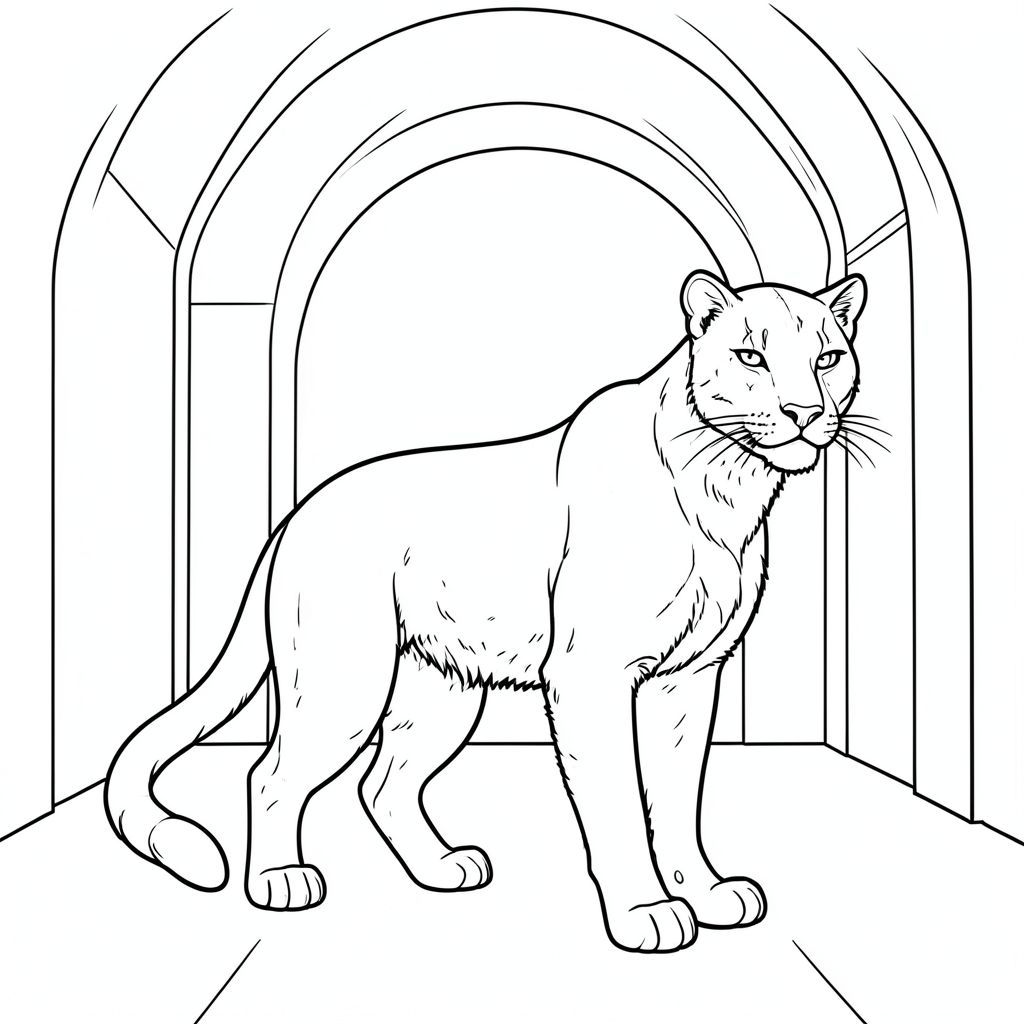 của một màu trắng tinh khiết , tập trung vào các yếu tố được yêu cầu. Tôi đã nhắm đến một cảm giác yên tĩnh, sự hiện diện cảnh giác. : Ấn tượng tổng thể của Obsidian Guardian: Mô tả một con báo đơn độc, bóng bẩy, tập trung trong một căn phòng rộng rãi, thiếu ánh sáng. Trọng tâm hoàn toàn là hình dạng của con báo và sự tương phản rõ rệt của bộ lông của nó trên nền mượt mà. Đó là một cảm giác tĩnh lặng bao la và sức mạnh cổ xưa. Con báo: * Con báo được đặt hơi nghiêng, đầu quay về phía người xem. Nó không được tạo dáng trong một tư thế năng động, mà là một tư thế chiêm nghiệm, gần như vương giả. Lưng của nó hơi cong, cho thấy một tư thế bảo vệ. * Đầu lớn, với một dáng hơi dẹt. Đôi mắt , thông minh và hơi nheo lại, truyền tải cảm giác quan sát cẩn thận. Chúng là một , khói, với một tinh tế, gần như sáng bóng. Mũi nhỏ và tinh tế, với một đường cong tinh tế. Miệng là một đường mảnh, hơi tách ra, gợi ý về một biểu cảm im lặng, hiểu biết. Có một đường thẳng đứng nhỏ, nhỏ, – ngay phía trên mắt trái, giống như một vết sẹo tinh tế. * Cơ thể dài và gầy, được bao phủ bởi một lớp lông rậm rạp, ngắn. Bộ lông hơi gợn sóng, tạo ra một kết cấu tinh tế. Hệ cơ bắp được xác định một cách tinh tế, nhấn mạnh hình thức mạnh mẽ của nó. Lưng của con báo hơi cong, tạo cảm giác chiều sâu. * Đuôi dài và dày, gần giống như một chiếc lông vũ Đó là một , bóng, thuôn nhọn đến một điểm nhọn. Có một gợn sóng tinh tế, gần như không thể nhận thấy, trên bộ lông dọc theo chiều dài của đuôi, gợi ý chuyển động. Đuôi được đặt hơi lệch sang bên trái cơ thể của con báo, hoạt động như một đối trọng tinh tế. * Con báo tương đối lớn, có kích thước bằng một lớn. Nó không quá nhân hóa, nhưng sở hữu một sự hiện diện đáng kể. Bối cảnh: * Nền là một căn phòng lớn, hình vòm với trần nhà cao, hình vòm. Các bức tường là một, tắt tiếng. * Nguồn chính là một nguồn duy nhất, cường độ rất thấp - gần giống như ánh trăng - đến từ một cửa sổ cao, không nhìn thấy. Điều này tạo ra các điểm nổi bật và bóng tối tinh tế, nhấn mạnh hình dạng của con báo. * Nền có kết cấu nặng, đạt được thông qua sự kết hợp của: * Một lớp nhung dày, mượt mà được áp dụng cho các bức tường, tạo cảm giác sâu sắc và sang trọng. Nhung có một ánh sáng tinh tế, gần như dầu. * Các hạt bụi nhỏ, gần như vô hình, và bóng tối tinh tế nằm rải rác trên nhung, làm tăng thêm bầu không khí của tuổi tác và tĩnh lặng. * Rất mờ, các mảng được xếp lớp tinh tế để tạo cảm giác chiều sâu và ngăn nền có cảm giác phẳng. * Chủ yếu là màu xám, tím và . Là nguồn màu duy nhất, tạo ra hiệu ứng mát mẻ, thanh tao. Bầu không khí tổng thể: Hình ảnh phải gợi lên cảm giác bí ẩn cổ xưa và sức mạnh yên tĩnh. Đó là một khung cảnh cô đơn và quan sát cẩn thận. Bảng màu đơn sắc và chi tiết tỉ mỉ là rất quan trọng để đạt được tâm trạng này.  --- Để giúp tôi tinh chỉnh thêm điều này, bạn có thể cho tôi biết: * Có yếu tố phong cách cụ thể nào bạn muốn tôi nhấn mạnh không? * Có tâm trạng cụ thể nào bạn đang hướng đến không?, tô màu, nghệ thuật đường nét, nền trắng