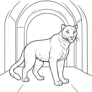 của một màu trắng tinh khiết , tập trung vào các yếu tố được yêu cầu. Tôi đã nhắm đến một cảm giác yên tĩnh, sự hiện diện cảnh giác. : Ấn tượng tổng thể của Obsidian Guardian: Mô tả một con báo đơn độc, bóng bẩy, tập trung trong một căn phòng rộng rãi, thiếu ánh sáng. Trọng tâm hoàn toàn là hình dạng của con báo và sự tương phản rõ rệt của bộ lông của nó trên nền mượt mà. Đó là một cảm giác tĩnh lặng bao la và sức mạnh cổ xưa. Con báo: * Con báo được đặt hơi nghiêng, đầu quay về phía người xem. Nó không được tạo dáng trong một tư thế năng động, mà là một tư thế chiêm nghiệm, gần như vương giả. Lưng của nó hơi cong, cho thấy một tư thế bảo vệ. * Đầu lớn, với một dáng hơi dẹt. Đôi mắt , thông minh và hơi nheo lại, truyền tải cảm giác quan sát cẩn thận. Chúng là một , khói, với một tinh tế, gần như sáng bóng. Mũi nhỏ và tinh tế, với một đường cong tinh tế. Miệng là một đường mảnh, hơi tách ra, gợi ý về một biểu cảm im lặng, hiểu biết. Có một đường thẳng đứng nhỏ, nhỏ, – ngay phía trên mắt trái, giống như một vết sẹo tinh tế. * Cơ thể dài và gầy, được bao phủ bởi một lớp lông rậm rạp, ngắn. Bộ lông hơi gợn sóng, tạo ra một kết cấu tinh tế. Hệ cơ bắp được xác định một cách tinh tế, nhấn mạnh hình thức mạnh mẽ của nó. Lưng của con báo hơi cong, tạo cảm giác chiều sâu. * Đuôi dài và dày, gần giống như một chiếc lông vũ Đó là một , bóng, thuôn nhọn đến một điểm nhọn. Có một gợn sóng tinh tế, gần như không thể nhận thấy, trên bộ lông dọc theo chiều dài của đuôi, gợi ý chuyển động. Đuôi được đặt hơi lệch sang bên trái cơ thể của con báo, hoạt động như một đối trọng tinh tế. * Con báo tương đối lớn, có kích thước bằng một lớn. Nó không quá nhân hóa, nhưng sở hữu một sự hiện diện đáng kể. Bối cảnh: * Nền là một căn phòng lớn, hình vòm với trần nhà cao, hình vòm. Các bức tường là một, tắt tiếng. * Nguồn chính là một nguồn duy nhất, cường độ rất thấp - gần giống như ánh trăng - đến từ một cửa sổ cao, không nhìn thấy. Điều này tạo ra các điểm nổi bật và bóng tối tinh tế, nhấn mạnh hình dạng của con báo. * Nền có kết cấu nặng, đạt được thông qua sự kết hợp của: * Một lớp nhung dày, mượt mà được áp dụng cho các bức tường, tạo cảm giác sâu sắc và sang trọng. Nhung có một ánh sáng tinh tế, gần như dầu. * Các hạt bụi nhỏ, gần như vô hình, và bóng tối tinh tế nằm rải rác trên nhung, làm tăng thêm bầu không khí của tuổi tác và tĩnh lặng. * Rất mờ, các mảng được xếp lớp tinh tế để tạo cảm giác chiều sâu và ngăn nền có cảm giác phẳng. * Chủ yếu là màu xám, tím và . Là nguồn màu duy nhất, tạo ra hiệu ứng mát mẻ, thanh tao. Bầu không khí tổng thể: Hình ảnh phải gợi lên cảm giác bí ẩn cổ xưa và sức mạnh yên tĩnh. Đó là một khung cảnh cô đơn và quan sát cẩn thận. Bảng màu đơn sắc và chi tiết tỉ mỉ là rất quan trọng để đạt được tâm trạng này.  --- Để giúp tôi tinh chỉnh thêm điều này, bạn có thể cho tôi biết: * Có yếu tố phong cách cụ thể nào bạn muốn tôi nhấn mạnh không? * Có tâm trạng cụ thể nào bạn đang hướng đến không?, tô màu, nghệ thuật đường nét, nền trắng