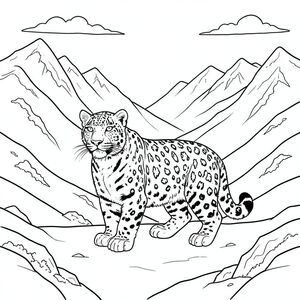 của một màu trắng tinh khiết có một con báo tuyết hùng vĩ, ở giữa và chi tiết, được thiết kế để phù hợp với thông số kỹ thuật của bạn. Tôi sẽ tập trung vào việc truyền tải cảm giác và chi tiết mà bạn đã yêu cầu. Sự miêu tả: Được chi phối bởi một thung lũng núi rộng lớn, phủ đầy tuyết. Tuyết dày và có kết cấu, tạo ra một kết cấu, gần như mượt như nhung. Đó là một, tắt tiếng -, với các biến thể tinh tế trong tông màu gợi ý chiều sâu. Những ngọn núi mọc lên ấn tượng, góc cạnh sắc nét và được bao phủ bởi một lớp tuyết trắng nguyên sơ. Các đỉnh núi hơi mờ, bắt được những điểm nổi bật nhỏ, sắc nét. Ấn tượng tổng thể là một trong những quy mô khổng lồ và sự hùng vĩ yên tĩnh.  Ở trung tâm, một con báo tuyết duy nhất được định vị. Nó hơi hướng về bên trái, đầu hơi hướng lên trên, nhìn thẳng vào người xem. Báo hoa mai là một mẫu vật nổi bật, mạnh mẽ. Bộ lông của nó dày đặc, với bóng râm tinh tế để tạo cảm giác hình dạng và chiều sâu. Bộ lông hơi xù, gợi ý một khoảnh khắc chuyển động hoặc tỉnh táo. Đôi mắt của nó có màu sắc xuyên thấu, thông minh, nằm trong bộ lông. Mũi là một , hơi nhọn . Một sọc mỏng chạy dọc theo cột sống, nhấn mạnh cơ bắp của nó.  Cơ thể của báo hoa mai thon dài và mạnh mẽ, nhấn mạnh sự duyên dáng của mèo. Bộ lông ở hai bên sườn và bụng dày hơn, tạo ra một hoa văn tinh tế, có kết cấu. Có một đường cong nhẹ ở phía sau, gợi ý về một cái đuôi mạnh mẽ.  Bối cảnh là cảnh tuyết chi tiết tỉ mỉ. Tuyết được xếp lớp, tạo cảm giác chiều sâu. Những chiếc xe trượt tuyết nhỏ, rải rác và những mảng tuyết sẫm màu hơn có thể nhìn thấy, làm tăng thêm tính chân thực. Một vài đám mây mờ nhạt trôi trên bầu trời, tạo thêm cảm giác về bầu không khí. Các sườn núi dốc thoai thoải, với sự thay đổi tinh tế về màu sắc. Có một vài tảng đá nhỏ và những mảng địa y bám vào tuyết.  Con báo được đặt hơi trên tuyết, tạo cảm giác hiện diện và tầm quan trọng. Đó không phải là một vị trí chính giữa hoàn hảo; có một sự nghiêng nhẹ về phía trên của cơ thể, làm tăng thêm cảm giác năng động. Các chi tiết chính cần nhấn mạnh: * Toàn bộ sẽ mang lại cảm giác cực kỳ xúc giác - kết cấu của tuyết, bộ lông và các khối đá. * Trọng tâm chính là sự tương tác của và. Khuôn mặt của con báo và các đỉnh núi phủ đầy tuyết sẽ có những điểm nổi bật và bóng tối mạnh mẽ, tạo cảm giác khối lượng và ba chiều. * Đường nét phải cực kỳ chính xác và có chủ ý, nhấn mạnh kết cấu của tuyết và lông. Sẽ có những thay đổi tinh tế về độ dày của dòng để tăng thêm sự thú vị về thị giác. * Sự tương phản giữa màu trắng và màu trắng sẽ rất quan trọng đối với hiệu ứng tổng thể. Sự khắc nghiệt của sẽ làm nổi bật các chi tiết của tuyết và lông, trong khi độ tương phản sẽ nhấn mạnh hình dạng của con báo. Tâm trạng tổng thể: Cảm giác hùng vĩ và cô lập yên tĩnh. Khung cảnh nên có cảm giác cổ xưa và vượt thời gian.  ---  Tôi đã tập trung vào việc tạo ra một cảnh vừa bắt mắt vừa có chi tiết sâu sắc, tuân thủ nghiêm ngặt các yêu cầu của bạn. Tôi đã cố gắng gợi lên cảm giác rộng lớn và bí ẩn thông qua bố cục và các chi tiết tinh tế.  Bạn có muốn tôi giải thích chi tiết về bất kỳ khía cạnh cụ thể nào của mô tả này, có lẽ tập trung vào một chi tiết cụ thể của bộ lông báo hoặc dãy núi không?, trang màu, nghệ thuật đường nét, nền trắng