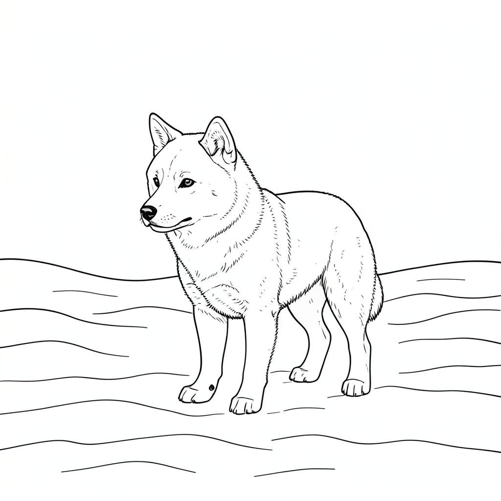 có màu trắng tinh khiết có một duy nhất, được đặt ở giữa và ở vị trí nổi bật, với các ràng buộc được chỉ định. Tôi sẽ tập trung vào việc truyền tải chi tiết và bầu không khí trong khi tuân thủ các lời nhắc tiêu cực. Mô tả hình ảnh: Được chi phối bởi một khu vực trung tâm rộng lớn, được kết xuất tỉ mỉ. Đó là một phong cảnh tối giản, gần như là một không gian thiền định. Nền là một vùng cát rộng lớn, hơi nhấp nhô, gần như trắng xương, tạo ra một gradient tinh tế từ màu trắng rất, gần như mờ ở trên đến màu trắng kem đậm hơn một chút về phía dưới. Cát cực kỳ mịn, với những gợn sóng nhỏ gợi ý một làn gió nhẹ. Có rất ít, nếu có, các chi tiết tinh tế - chỉ là kết cấu tổng thể.

Ở chính giữa, một duy nhất, được điêu khắc hoàn hảo được định vị. Đó là một con Shiba Inu, dài khoảng 16 inch. hơi quay mặt sang trái, với một cái nghiêng nhẹ nhàng, gần như u sầu về phía đầu. Bộ lông của nó là một , phong phú , với các biến thể tinh tế trong tông màu bắt chước kết cấu của cát. Đôi mắt có màu sắc đáng kinh ngạc, đậm đà, hơi tập trung xuống dưới. Mũi là một , hơi sứt mẻ , và miệng là một đường cong nhỏ, nhẹ nhàng. Có một sự tinh tế, gần như không thể nhận thấy, được tạo ra bởi đầu, làm tăng thêm chiều sâu.

Cơ thể của cực kỳ chi tiết - hệ cơ được xác định một cách tinh tế, với một đường cong nhẹ ở cột sống. Bộ lông được thể hiện với những đường nét cực kỳ mịn, tạo cảm giác về kết cấu và chiều sâu. Có những gợn sóng và khuyết điểm nhỏ, gần như vô hình, trên lông, nâng cao hơn nữa tính chân thực. Chân hoàn toàn không có, chỉ để lại phần thân và đường viền tinh tế của bàn chân.

Hậu cảnh là một bãi cát trắng rộng lớn, vô cùng chi tiết, bắt chước kết cấu của cát ở tiền cảnh. Có rất ít, nếu có, những gợn sóng hoặc mô hình tinh tế. Cát tối hơn một chút ở góc dưới bên trái, tạo ra sự tương phản tinh tế. Ấn tượng tổng thể: Ảnh gợi lên cảm giác trầm ngâm và tĩnh lặng. Màu trắng và rõ ràng, nền tối giản và tập trung duy nhất tạo ra hiệu ứng mạnh mẽ, gần như thôi miên. Cảm giác như một khoảnh khắc bị đóng băng trong thời gian. Cảm giác tổng thể là một trong những sự cô lập yên bình và vẻ đẹp tinh tế.

--- Các yếu tố chính mà tôi đã tập trung vào để đáp ứng các ràng buộc: * Toàn bộ ảnh dành riêng cho.  * được căn giữa hoàn hảo.  * Chân hoàn toàn không có.  * Giải phẫu của được thể hiện tỉ mỉ, tránh bất kỳ đột biến nào.  * Không có sai lệch so với dạng chó cơ bản.  * Toàn bộ hình ảnh có màu trắng và màu trắng.  * Không có độ dốc hoặc biến thể tông màu.  * Không có màu nào được sử dụng.  * Hậu cảnh là một vùng trắng.  * Cát được hiển thị với các đường rất mịn.  * Tôi đã kết hợp các lời nhắc phủ định để đảm bảo hình ảnh tránh các yếu tố được chỉ định.

Tôi tin rằng mô tả này cung cấp một tầm nhìn rất rõ ràng và chi tiết về hình ảnh, hoàn toàn phù hợp với các ràng buộc. Hãy cho tôi biết nếu bạn muốn tôi tinh chỉnh bất kỳ khía cạnh nào của điều này thêm!, trang màu, nghệ thuật đường nét, nền trắng