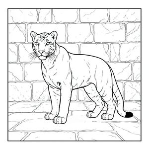 của một màu trắng tinh khiết có một con vật đơn sắc duy nhất, hoàn hảo, chính giữa và chi tiết, được thiết kế để đáp ứng các thông số kỹ thuật của bạn. Tôi sẽ tập trung vào việc tạo ra cảm giác chiều sâu và trọng lượng thị giác thông qua nghệ thuật đường nét. Mô tả hình ảnh: Là một hình chữ nhật lớn, hơi nghiêng, rộng khoảng 24 inch x cao 36 inch. Nền là một vùng rộng lớn, hơi mờ và có kết cấu, mát mẻ - gần như một tông màu. Nó không phải là một bề mặt, mà là một gợi ý về một bức tường đá cổ xưa khổng lồ, được xếp lớp tinh tế với những khuyết điểm. Có những gợn sóng rất mờ, gần như không thể nhận thấy trên bề mặt, tạo ấn tượng về tuổi tác và ẩm ướt.

Ở chính giữa, thống trị bố cục, là một con báo duy nhất, bóng bẩy. Nó được đặt ở vị trí hơi góc, với đầu quay về phía người xem, hơi nhìn về phía trước. Cơ thể của con báo thon dài và vạm vỡ, truyền tải cảm giác mạnh mẽ và duyên dáng. Bộ lông của nó cực kỳ chi tiết - có thể nhìn thấy từng sợi lông, tạo ra một kết cấu tinh tế. Bộ lông là một , bóng, với các biến thể tinh tế về bóng râm để bắt chước sự lão hóa tự nhiên. Đuôi của con báo dài và dày, uốn cong duyên dáng xuống dưới, và là một , gần như obsidian. Nó không hoàn toàn đối xứng; có một chút bất đối xứng, làm tăng thêm tính hiện thực.

Hậu cảnh là một bức tranh tối giản, gần như nhiếp ảnh, đại diện cho một nội thất biệt thự hoành tráng, hơi đổ nát. Đó là một bức tường duy nhất, mở rộng, được xây dựng bằng các khối đá. Các khối không bằng phẳng và hơi phong hóa, có thể nhìn thấy các vết nứt và rêu phát triển. Viên đá có kết cấu để trông giống như nó đã tiếp xúc với các yếu tố trong nhiều thế kỷ. Có một làn sương mù mờ nhạt, gần như vô hình ở phía xa, càng tăng thêm cảm giác chiều sâu. Nguồn được đặt hơi lệch sang bên trái của con báo, tạo ra một hình dạng tinh tế, thuôn dài xác định hình dạng của con báo.

Không có lấp đầy. Toàn bộ hình ảnh là một đại diện đơn sắc, rõ ràng. Các chi tiết chính và cân nhắc cho kết xuất: * Các đường cực kỳ mỏng, chính xác là rất quan trọng. Các đường nên tối hơn một chút ở một số khu vực để tạo cảm giác khối lượng và .  * Một góc hướng lên nhẹ, tinh tế được sử dụng để nhấn mạnh tư thế của con báo và tạo cảm giác ổn định.  * Kết cấu đá là một yếu tố chính. Các biến thể tinh tế trong kết cấu của các khối đá là điều cần thiết.  * Phần đúc của đuôi báo rất quan trọng đối với chiều sâu và tính chân thực tổng thể. Nó phải là một , không hoàn toàn che khuất hình dạng của con báo.  * Con báo là tiêu điểm, thu hút ánh nhìn của người xem trực tiếp vào nó. Để giúp tôi tinh chỉnh điều này hơn nữa, bạn có thể cho tôi biết: * Có yếu tố phong cách cụ thể nào bạn muốn tôi nhấn mạnh không?, trang màu, nghệ thuật đường nét, nền trắng