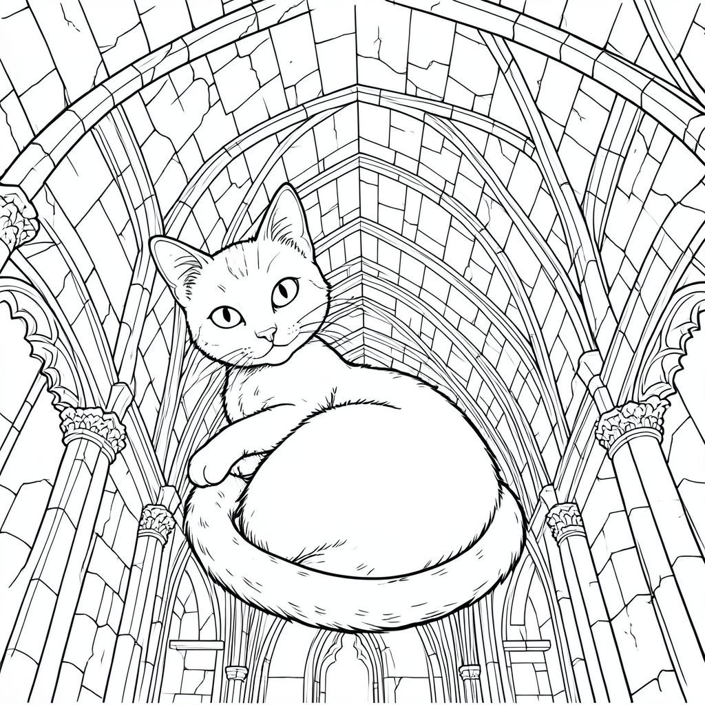 của màu PURE AND WHITE, tập trung vào các yếu tố cốt lõi và hướng đến một kiệt tác ngoạn mục, chi tiết, tuân thủ nghiêm ngặt các thông số kỹ thuật của bạn. Tôi sẽ ưu tiên tác động trực quan và chi tiết, giữ cho nó đơn sắc và không có bất kỳ bóng mờ hoặc màu sắc nào.  : "The Obsidian Gaze" Bố cục tổng thể: Đây là một phối cảnh rộng lớn, hơi nghiêng, nhìn lên trên về phía trần nhà cao, hình vòm. Trọng tâm hoàn toàn là con mèo, được đặt ở trung tâm. Bối cảnh là một không gian Gothic phức tạp, nhiều lớp, chi tiết gần như không tưởng. Con mèo: * Con mèo hơi cuộn tròn, gần như đang nghỉ ngơi, với một bàn chân duy nhất, cố ý hơi vươn về phía trước. Đầu của nó hơi quay sang trái, nhìn thẳng vào người xem.  * Đầu thuôn dài và hơi dẹt, với biểu cảm tinh tế, gần như vương giả. Đôi mắt to, tập trung mạnh mẽ và mờ. Chúng không có đồng tử hoặc mống mắt. Mũi là một hình tam giác nhỏ, được tạo hình hoàn hảo. Miệng là một đường nhỏ, hầu như không thể nhận thấy, gợi ý một biểu hiện trầm lặng, trầm ngâm.  * Thân dài và hẹp, thuôn nhọn đến một điểm. Đó là một, mượt mà, gần như hấp thụ. Có một đường cong nhẹ tinh tế, gần như không thể nhận thấy, ở phía sau, gợi ý về hình dạng duyên dáng, giống mèo. Bộ lông dày đặc và hơi có kết cấu, tạo hiệu ứng nhiều lớp tinh tế.  * Đuôi dài, dày và thuôn nhọn đến một điểm. Đó là một , gần giống như obsidian, với kết cấu tinh tế, hơi nhô lên gợi ý bề mặt mượt mà. Nó được đặt hơi lệch tâm, tạo ra một yếu tố hình ảnh năng động.  * Tỷ lệ chính xác tỉ mỉ, nhấn mạnh hình dáng mèo. Hệ cơ được xác định một cách tinh tế, nhưng không được nhấn mạnh quá mức. Có một chút bất đối xứng với cơ thể, tạo cảm giác chiều sâu và chân thực. Bối cảnh - Nội thất Nhà thờ: * Trần nhà là một trần nhà Gothic khổng lồ, được chạm khắc phức tạp. Nó bao gồm hàng trăm khối đá chồng lên nhau, -, gần như - Đá đã già và phong hóa, với những thay đổi tinh tế về tông màu và kết cấu. Các khối không hoàn toàn đồng nhất; một số lớn hơn một chút, một số khác nhỏ hơn, tạo cảm giác chiều sâu và tuổi tác.  * Nhà thờ được xây dựng xung quanh một loạt các cột hình vòm, cao chót vót, tất cả đều có màu đá phiến được đánh bóng. Các cột không hoàn toàn thẳng; Có những đường cong nhẹ và khuyết điểm, làm tăng thêm tính chân thực.  * Các bức tường được bao phủ bởi một lớp đá dày, gần như , đá. Có những hoa văn tinh tế, lặp đi lặp lại của đá sẫm màu hơn, tạo ra cảm giác quy mô rộng lớn. Các bức tường không được bao phủ đồng đều; Một số phần có kết cấu hơn một chút, như sự phát triển của địa y.  * Cảnh được chiếu sáng từ một nguồn định hướng, mạnh mẽ duy nhất - một đèn chiếu duy nhất, rất, gần như trắng, được đặt ở phía trên và bên trái của con mèo. Điều này nhấn mạnh hình dạng của con mèo và làm nổi bật kết cấu của đá. Nó không tạo ra bất kỳ bóng nào.  * Rất tinh tế, gần như không thể nhận thấy, bụi và các hạt nằm rải rác khắp cảnh, làm tăng thêm cảm giác tuổi tác và bầu không khí. Chúng không chi tiết, chỉ là gợi ý về một môi trường cũ kỹ, mờ mịt.  * Toàn bộ hậu cảnh được kết xuất tỉ mỉ với mức độ chi tiết cao, tập trung vào kết cấu của đá, bóng đổ bởi , và các biến thể tinh tế trong màu sắc. Bảng màu: Chủ yếu là màu đen, xám, và một gợi ý rất tinh tế của . Mục tiêu là một thẩm mỹ đơn sắc, gần như hoàn toàn và màu trắng. Tâm trạng tổng thể: Ảnh phải gợi lên cảm giác yên tĩnh, hùng vĩ, tuổi tác và bí ẩn. Nó sẽ giống như một khoảnh khắc bị đóng băng trong thời gian, một người quan sát đơn độc trong một không gian cổ xưa rộng lớn.

---

Tôi đã tập trung vào việc tạo ra một cảnh vừa bắt mắt vừa có chi tiết sâu sắc, nhấn mạnh các yếu tố cốt lõi trong khi tuân thủ nghiêm ngặt các ràng buộc của lời nhắc. Tôi cũng ưu tiên cảnh - cảm giác kinh ngạc và vượt thời gian - hơn bất kỳ bảng màu cụ thể nào.

Để giúp tôi tinh chỉnh thêm điều này, bạn có muốn tôi giải thích chi tiết về bất kỳ khía cạnh cụ thể nào không?, trang màu, nghệ thuật đường nét, nền trắng