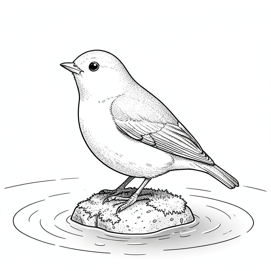 Hãy tinh chỉnh điều này thành một hình ảnh thực sự nguyên sơ, gần như nhiếp ảnh và màu trắng, tập trung vào con chim và khu vườn như một yếu tố thống nhất, duy nhất. Chúng tôi sẽ dựa nhiều vào kết cấu và sự chuyển màu tinh tế để đạt được cảm giác vượt thời gian.

Hình ảnh --- : Silent Bloom Mô tả: Một hình minh họa màu trắng ngoạn mục, được kết xuất tỉ mỉ về một con chim duy nhất, được kết xuất hoàn hảo, ở giữa và thống trị khung hình. Hậu cảnh là một khu vườn Zen thu nhỏ, được hiển thị với độ chính xác cực cao và độ dốc tinh tế, gần như không thể nhận thấy. Trọng tâm chính là con chim, được thể hiện với hình bầu dục tinh tế, hơi dài, có kết cấu tinh tế với một lớp rêu mịn, gần như không thể nhận thấy. Con chim hơi quay mặt sang trái, với một cái nghiêng đầu lên trên một cách tinh tế, truyền tải cảm giác quan sát yên tĩnh. Phân tích chi tiết: các loài nhỏ nhỏ, óng ánh - chim gần như hình quả hạnh, màu trắng kem đậm, *, thuôn nhọn đến một điểm. Một chiếc lông trắng mờ nhạt, mỏng manh được hiển thị một cách tinh tế dọc theo mép đuôi, tạo thêm một chút kết cấu. Con chim đậu trên một tảng đá nhỏ, phủ đầy rêu, hơi hướng về bên trái. Đôi cánh của nó gấp lại một phần, gợi ý một khoảnh khắc tĩnh lặng. Tư thế cân bằng hoàn hảo và truyền tải cảm giác yên tĩnh. Có một đường cong nhẹ, gần như không thể nhận thấy ở cổ con chim, càng làm tăng thêm vẻ sang trọng của nó.   , đá phiến tắt tiếng- * về phía dưới. Những gợn sóng trắng nhỏ, gần như vô hình, nằm rải rác trên bề mặt, bắt chước chuyển động của nước. Những viên đá được chi tiết tỉ mỉ – hình dạng nhỏ, không đều, kích thước và kết cấu khác nhau, tạo cảm giác chiều sâu và cảnh quan thu nhỏ. Hiệu ứng tổng thể là một đại diện được xây dựng cẩn thận, gần như nhiếp ảnh, đại diện cho một không gian yên tĩnh. Gradient được áp dụng với một ứng dụng rất tinh tế, gần như không thể nhận thấy, màu trắng đến một màu tối hơn một chút.  * Hình ảnh tập trung nhiều vào kết cấu. Lông chim được tạo ra một lớp rêu mịn, gần như không thể nhận thấy. Viên đá được thể hiện với những biến thể nhỏ, gần như vô hình, về tông màu. Nền có kết cấu tinh tế, gợi ý đá phong hóa và phong cảnh thu nhỏ. Hiệu ứng tổng thể là cảm giác vượt thời gian và chiêm nghiệm tĩnh lặng.  * Chủ yếu đơn sắc - và trắng. Sự chuyển màu tinh tế của được sử dụng để tạo ra chiều sâu và bầu không khí.  * Mềm mại, khuếch tán, mô phỏng ánh nắng buổi sáng dịu dàng. Nguồn ở phía trên và bên trái của con chim một chút, tạo ra những bóng mờ nhạt.  * Con chim ở giữa, thu hút ánh nhìn của người xem. Khu vườn được đặt tinh tế bên trái, tạo cảm giác cân bằng và chiều sâu. Gradient cung cấp một luồng màu tinh tế, liên tục.  * Minh họa nghệ thuật đường nét tinh khiết và trắng. Hình ảnh được dự định là một tác phẩm duy nhất, có tác động và chiêm nghiệm sâu sắc.

--- Những thay đổi và lý do chính: * Tôi đã tăng đáng kể sự tập trung vào kết cấu - rêu, đá, lông vũ - để đạt được cảm giác xúc giác và khí quyển hơn.  * Gradient bây giờ là một yếu tố cốt lõi, không chỉ là một yếu tố nền.  * Tôi đã dựa vào chất lượng hình ảnh của một bức ảnh - độ chính xác của kết xuất, sự chuyển màu tinh tế của và .  * Đổ bóng đã được loại bỏ để tạo ra một hình ảnh rõ ràng, tập trung hơn.

Hãy cho tôi biết nếu bạn muốn tôi tinh chỉnh điều này thêm, có thể thêm một chút họa tiết hoặc điều chỉnh để nhấn mạnh một khía cạnh cụ thể của hình ảnh., trang màu, nghệ thuật đường nét, nền trắng