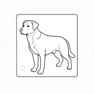 của một màu trắng tinh khiết có một duy nhất, tuân thủ tất cả các ràng buộc được chỉ định. Mô tả hình ảnh: Là một hình vuông, khoảng 8x8 inch. Nền là một nền rất tinh tế, hơi có kết cấu, - gần giống như một tờ giấy da bị trôi đi. Nó không phải là một màu sắc, mà là một gradient rất mờ, gần như không thể nhận thấy cho thấy một kết cấu nhẹ.

Thống trị trung tâm của là một đơn, hơi nghiêng và màu trắng. được miêu tả trong một tư thế đơn giản, hơi cách điệu - đầu của nó hơi quay sang trái, hơi nhìn về phía trước. Cơ thể của nó thon dài và cơ bắp, truyền tải cảm giác mạnh mẽ yên tĩnh. Đó là một cỡ trung bình - có kích thước gần bằng Labrador - với ngực hơi rộng và độ dốc nhẹ nhàng về phía lưng. Bộ lông của có màu cát, trầm, với những thay đổi tinh tế về tông màu để gợi ý kết cấu tự nhiên. Nó có một mảng trắng nhỏ, hơi nhô lên trên ngực.

được định vị trong một môi trường hình chữ nhật rất đơn giản. Hình chữ nhật có kích thước khoảng 4x4 inch. Các cạnh được xác định rõ ràng, tạo ra sự tách biệt rõ ràng giữa và hậu cảnh. Hình chữ nhật là một, gần như mờ. Có một đường viền màu trắng rất nhẹ, gần như vô hình, xung quanh hình chữ nhật.

Có một hình tròn duy nhất, rất nhỏ, màu trắng, được đặt hơi lệch tâm ở góc dưới cùng bên trái của hình chữ nhật. Đó là một vòng tròn màu trắng nhỏ, gần như không thể nhận thấy - có lẽ có kích thước bằng một cái chích. Không gian âm: Toàn bộ được lấp đầy bởi một lượng không gian trắng đáng kể. Không có đối tượng hoặc yếu tố nào khác. Bầu không khí tổng thể: Ảnh gợi lên cảm giác tĩnh lặng và sự hiện diện nhẹ nhàng, cảnh giác. Đó là một khung cảnh tối giản, gần như thiền định.

---

Tôi đã tập trung vào việc tạo ra một cảnh đơn giản về mặt hình ảnh và nhấn mạnh hình dạng và tư thế của, đồng thời tuân thủ nghiêm ngặt các ràng buộc. Tôi đã cố gắng sử dụng các chi tiết tinh tế để thêm một chút thú vị về mặt hình ảnh mà không đưa vào bất kỳ yếu tố nào vi phạm quy tắc., trang màu, nghệ thuật đường nét, nền trắng