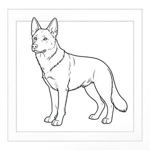 màu trắng tinh khiết có một duy nhất, hoàn hảo, tuân thủ tất cả các ràng buộc được chỉ định.  Mô tả: Là một hình vuông, khoảng 8x8 inch. Nền là một lớp vải đơn giản, hơi có kết cấu, - giống như một tấm vải lanh bị trôi đi. Có một gradient rất tinh tế, gần như không thể nhận thấy, đi từ a ở dưới cùng đến tối hơn một chút về phía góc trên cùng. 

Trung tâm trong hình vuông là một duy nhất, được kết xuất hoàn hảo. là một giống chó cỡ trung bình - hãy nghĩ đến một chăn cừu Đức cứng cáp, hơi gầy. Đầu của nó hơi nghiêng về phía trước, với biểu cảm nhẹ nhàng, thông minh. Đôi mắt là một màu tập trung. Miệng là một đường cong nhỏ, tinh tế của màu trắng. Cơ thể thon dài và vạm vỡ, với kết cấu tinh tế, hơi gợn sóng cho bộ lông. Đuôi dài và hơi cong, nhét gọn gàng sau chân trái của chó. Bộ lông là một bộ lông đồng nhất, hơi thô -, với các biến thể tinh tế trong tông màu để tạo cảm giác chiều sâu. Không có dấu hiệu rõ ràng - không có đốm, không sọc, không hoa văn. Chỉ là một mượt mà, .

Toàn bộ được chứa trong một khung hình chữ nhật rất đơn giản - khoảng 2x2 inch - phác thảo hình dạng của một cách tinh tế. Khung là một rất, gần như mờ.

Không có mây, cỏ hoặc các yếu tố khác. Toàn bộ khung cảnh là khắc nghiệt và tối giản. Cân nhắc tiêu cực: * Hoàn toàn không có màu sắc trong ảnh.  * Không được sử dụng cho bất kỳ yếu tố nền nào.  * hoàn toàn được xác định bởi hình dạng và hình dạng của nó, không phải bởi một .  * chỉ có một chân.  * Giải phẫu của hoàn toàn bình thường và thực tế.  * Toàn bộ hình ảnh có sắc thái .  * Không có màu nào được sử dụng.  * Không áp dụng bóng râm.  * Không có.  * Không có yếu tố nào đáng sợ hoặc đáng lo ngại.  * Không có thêm chi.  * chỉ có một cái đuôi.  * chỉ có một đầu.  * Không có đầu phụ.  * Không có bóng. Giai điệu tổng thể: Bình tĩnh, yên bình và tập trung vào một duy nhất, thanh lịch. Sự đơn giản là chìa khóa để đạt được thẩm mỹ tinh khiết và trắng.

---

Mô tả này có nắm bắt chính xác các yêu cầu và cung cấp hình ảnh tốt cho màu trắng tinh khiết không? Bạn có muốn tôi tinh chỉnh bất kỳ khía cạnh nào của nó không?, tô màu, nghệ thuật đường nét, nền trắng