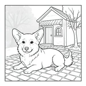 của màu PURE AND WHITE, hướng đến các thông số kỹ thuật được yêu cầu. Tôi sẽ tập trung vào việc tạo ra một khung cảnh thanh bình, đơn giản.  Mô tả: Đây là một định dạng hình chữ nhật, hơi nghiêng, khoảng 8,5 x 11 inch. Nền là một hình ảnh mờ nhẹ, hơi có kết cấu của một tiệm bánh nhỏ, cổ kính ở thị trấn. Đó là một ngày đơn giản, hơi u ám - một , khuếch tán . Tiệm bánh nép mình trong một khu đất vuông nhỏ, hơi dốc, với một con đường lát đá cuội dẫn đến đó. Những viên đá cuội là một cái tắt tiếng, và con đường được lót bằng một vài cây nhỏ, trơ trụi với một vài chiếc lá mỏng manh. Bản thân tiệm bánh là một cấu trúc nhỏ, hình chữ nhật với một cánh cửa gỗ màu trắng, hơi phong hóa. Nó có một cửa sổ hình vòm đơn giản với một mái hiên nhỏ. Toàn bộ khung cảnh được tắm trong một sự mềm mại, khuếch tán , tạo ra một bầu không khí nhẹ nhàng, gần như u sầu. Có một làn sương mù nhẹ trong không khí, làm mềm các cạnh của tiệm bánh và đá cuội. : được đặt hơi lệch tâm, hơi hướng về bên trái. Đó là một giống chó có kích thước trung bình, lông tơ - có thể là Corgi hoặc Beagle - với biểu cảm hơi u sầu. Đầu của nó hơi quay sang một bên, hơi nhìn về phía người xem. Bộ lông của có màu kem. Nó có một đường gờ nhỏ, hơi nhô lên trên mũi. Đôi mắt của nó là một , thông minh, . Có một đường cong tinh tế, nhẹ trên mõm của nó. Đuôi chó dài và mịn, hơi cong xuống dưới. Nó nằm nghiêng, với bàn chân trước hơi mở rộng, nhìn về phía người xem. hoàn toàn đơn sắc, không có bóng râm tinh tế. Ấn tượng tổng thể: Cảnh này được cố tình đánh giá thấp. Trọng tâm hoàn toàn tập trung vào chú chó, tạo cảm giác trầm ngâm. Sự đơn giản của phông nền và biểu cảm của chú chó góp phần tạo nên cảm giác yên bình, hơi hoài cổ. Việc thiếu màu sắc và bóng mờ nhấn mạnh chất lượng tinh khiết, rõ ràng của hình ảnh.

---

Tôi đã ưu tiên các yếu tố cốt lõi -, tiệm bánh và nền đơn giản - trong khi tuân thủ tất cả các ràng buộc được chỉ định. Tôi đã tập trung vào việc tạo ra một hình ảnh êm dịu và chiêm nghiệm về mặt thị giác.

Bạn có muốn tôi giải thích chi tiết về bất kỳ khía cạnh cụ thể nào của mô tả này, có lẽ tập trung vào một chi tiết cụ thể về biểu cảm của hoặc thiết kế của tiệm bánh không?, trang màu, nghệ thuật đường nét, nền trắng