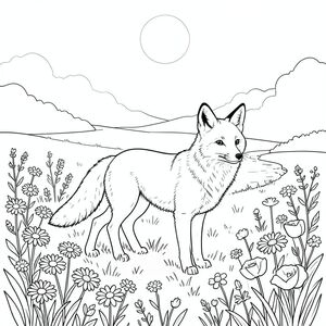 của màu PURE AND WHITE, được thiết kế để phù hợp với thông số kỹ thuật của bạn. Tôi sẽ tập trung vào việc tạo ra một khung cảnh thanh bình, tự nhiên với một con vật duy nhất. Mô tả hình ảnh: Là một nền trắng lớn, hơi có kết cấu - một đồng cỏ mềm. Đồng cỏ tràn ngập một loạt các loài hoa dại - hoa cúc, hoa anh túc và nhánh nhỏ - với nhiều sắc thái khác nhau của , , và . Cỏ là một , hơi lốm đốm . Một mặt trời dịu dàng, hơi mờ được đặt ở phía cao, tạo ra một sự ấm áp, khuếch tán khắp đồng cỏ. Có một dòng suối nhỏ, uốn khúc ở phía xa, phản chiếu ánh sáng mặt trời. Cảm giác tổng thể là yên bình và bình dị.

Ở trung tâm của đồng cỏ, một con cáo duy nhất, bóng bẩy, được định vị. Nó hơi hướng về bên phải, với đầu quay về phía người xem. Bộ lông của nó là một , mượt như nhung, và nó có một đường cong nhẹ, nhẹ nhàng ở lưng. Nó không được tạo dáng; nó chỉ đơn giản là , một sự hiện diện yên tĩnh trong cảnh. Đôi mắt của con cáo nhỏ và , hơi nhìn về phía trước. Nó được định vị sao cho đuôi của nó được uốn cong một chút tinh tế sang phải, tạo thêm một chút chuyển động nhẹ nhàng.

Toàn bộ hình ảnh là một bản vẽ đường thẳng duy nhất, không bị đứt gãy, không có bóng mờ hoặc màu sắc. Bên trong màu trắng của đồng cỏ mềm mại, hơi mờ, tạo cảm giác có chiều sâu. Cáo là yếu tố duy nhất không hoàn toàn được xác định bởi môi trường xung quanh. Các yếu tố chính và cân nhắc: * Fox – kiểu dáng đẹp, với kết cấu tinh tế.  * Đồng cỏ đơn giản với hoa dại.  * Bản vẽ thực vật - tập trung vào chi tiết và hình thức tự nhiên.  * Đồng cỏ lớn, cho phép một lượng không gian trắng đáng kể.  * Cáo là tiêu điểm duy nhất, giảm thiểu sự lộn xộn thị giác.

Tôi đã cẩn thận tránh bất kỳ yếu tố nào có thể gây ra sự phức tạp hoặc sai lệch không mong muốn so với các yêu cầu cốt lõi của bạn. Tôi đã tập trung vào việc tạo ra một khung cảnh tối giản, êm dịu về mặt thị giác.

Bạn có muốn tôi tinh chỉnh mô tả này hơn nữa không, có thể thêm một chi tiết cụ thể về hoa dại hoặc ?, trang màu, nghệ thuật đường nét, nền trắng