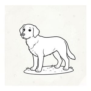 của màu PURE AND WHITE, tập trung vào các yếu tố cốt lõi và hướng đến một môi trường đơn giản, hợp lý. Tôi sẽ ưu tiên và môi trường xung quanh nó để giảm thiểu sự phức tạp và đảm bảo hình ảnh sạch sẽ, rõ ràng. Mô tả: Là một không gian hình chữ nhật đơn giản. Nền là một màu trắng kem mềm mại, hơi mờ, tạo ra một tông màu nhẹ nhàng, trung tính. Đó là một nền lớn, hơi có kết cấu - hãy tưởng tượng một tờ giấy, gần giống như giấy da. Có những mẫu rất tinh tế, lặp đi lặp lại của các chấm nhỏ nằm rải rác trên nền, thêm một chút thú vị thị giác mà không gây mất tập trung. Màu trắng được áp dụng để nó không tạo ra cảm giác chiều sâu mạnh mẽ.

Trung tâm trong nền trắng là một duy nhất, hơi nghiêng. được đặt hơi lệch sang trái của trung tâm của . Đầu của nó hơi hướng về phía trước, với một đường cong nhẹ nhàng ở mõm. Cơ thể thuôn dài và tương đối thấp so với mặt đất. Nó có một biểu hiện đơn giản, hơi biểu cảm - một chút tò mò hoặc hài lòng nhẹ. Bộ lông của có màu trung bình, với những thay đổi tinh tế về tông màu để tạo cảm giác có chiều sâu. Nó được hiển thị theo cách điệu một chút, gần như hoạt hình, nhưng vẫn giữ được hình dạng chó dễ nhận biết.

Không có thêm chân. đang đứng trên một mảng cỏ nhỏ, hơi nhô lên. Cỏ rất thưa thớt, chỉ có một vài lưỡi riêng lẻ. Có một đường rất tinh tế, tối hơn một chút gợi ý một gò đất nhỏ, tròn hoặc một mảng cỏ nhỏ gần chân.

hoàn toàn đơn sắc. Không có bóng râm. Không có màu nào được sử dụng. Toàn bộ hình ảnh là một bản vẽ đường màu trắng tinh khiết, thuần khiết. Các yếu tố chính và cân nhắc: * là tiêu điểm tuyệt đối.  * Nền là tối thiểu, cho phép chú chó nổi bật.  * Có nhiều khoảng trắng xung quanh, điều này rất quan trọng đối với tính thẩm mỹ và màu trắng.  * Cảm giác tổng thể là bình tĩnh và hơi chiêm nghiệm.

---

Tôi đã tập trung vào việc tạo ra một cảnh rất cơ bản, gần như tối giản để tối đa hóa hiệu ứng và màu trắng. Hãy cho tôi biết nếu bạn muốn tôi tinh chỉnh bất kỳ khía cạnh nào của mô tả này hoặc tạo ra một đại diện trực quan của nó!, trang màu, nghệ thuật đường nét, nền trắng