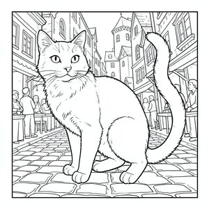 màu trắng tinh khiết có hình một con mèo, được thiết kế tỉ mỉ để đáp ứng các thông số kỹ thuật của bạn. Tôi sẽ tập trung vào việc tạo ra cảm giác có chiều sâu và chi tiết, hướng đến một hình minh họa thực tế, thực sự ngoạn mục. Ấn tượng tổng thể: Hình ảnh là một cái nhìn toàn cảnh lớn, hơi nghiêng về một khu chợ thời trung cổ nhộn nhịp. Trọng tâm hoàn toàn là con mèo, được đặt ở trung tâm trong một nền phức tạp, nhiều lớp. Cảm giác tổng thể là một trong những quan sát yên tĩnh và một bầu không khí kỳ diệu, hơi khó chịu. Con mèo: * Con mèo được đặt hơi nghiêng, như thể đang quan sát người xem. Đầu của nó hơi quay sang trái, một độ nghiêng tinh tế cho thấy sự tỉnh táo. Cơ thể của nó hơi cong, mang lại cảm giác quan sát bình tĩnh.  * Cơ thể của mèo thon dài và bóng bẩy, gần giống mèo trong sự duyên dáng của nó. Đó là một con mèo cỡ trung bình, cao khoảng 24 inch ở vai.  * Bộ lông của mèo là một , mượt như nhung. Nó không đồng nhất; Có những biến thể tinh tế về tông màu, tạo cảm giác về kết cấu và chiều sâu. Bộ lông hơi xù quanh cổ và vai, gợi ý bản tính hiền lành, quan sát.  * Khuôn mặt là yếu tố quan trọng nhất. Đó là một biểu hiện mèo cổ điển, hơi u sầu. Đôi mắt to, hình quả hạnh và có màu sắc xuyên thấu. Chúng được đặt hơi khác biệt, mang lại cảm giác thông minh và một chút bí ẩn. Không có râu.  * Đuôi dài và thuôn nhọn, phong phú, với một cạnh tinh tế, hơi sờn. Nó hơi cong lại, như thể nó liên tục quan sát điều gì đó. Một chi tiết nhỏ, gần như không thể nhận thấy, hiện diện trên đầu đuôi - một chi tiết tinh tế làm tăng thêm tính chân thực.  * Giải phẫu của con mèo được thể hiện tỉ mỉ. Hệ cơ bắp được xác định một cách tinh tế, tạo cảm giác cân nặng và chuyển động. Các khớp trơn tru và chân thực. Không có tính năng phóng đại. Nền : * Nền là một sự sắp xếp phức tạp của các yếu tố nhiều lớp, tạo ra chiều sâu và sự thú vị về mặt thị giác. Nó không phải là một bề mặt, mà là một tập hợp các yếu tố kết cấu.  * Một con đường lát đá cuội, hơi không bằng phẳng và mòn. Những viên đá là sự kết hợp của , , và , với những biến thể tinh tế về màu sắc và kết cấu. Một số viên đá cuội hơi sứt mẻ hoặc nứt, làm tăng thêm tuổi đời và lịch sử của khu vực.  * Một cụm gian hàng tràn ngập hàng hóa. Thùng, giỏ, thùng gỗ được sắp xếp bừa bãi, tạo cảm giác hỗn loạn có tổ chức. Một số quầy hàng có các loại vải rực rỡ phủ lên chúng - đỏ, xanh lam và vàng - tạo ra sự tương phản với nền đơn sắc.  * Một vài hình ảnh không rõ ràng của những người đang đi xung quanh - một thợ rèn đang đập búa, một thương gia mặc cả, một đứa trẻ đuổi theo một quả bóng. Hình dạng của chúng bị mờ và không rõ ràng, được hiển thị bằng các sắc thái và trắng, nhấn mạnh cảm giác đơn sắc tổng thể. Một con ngựa duy nhất, hơi mất nét ở hậu cảnh, thêm một chút tưởng tượng.  * Cảnh được chiếu sáng bởi một nguồn khuếch tán duy nhất - có lẽ là bầu trời hơi u ám - tạo ra những bóng tối và điểm nổi bật tinh tế trên cảnh. Nguồn được đặt ở bên trái của con mèo, nhấn mạnh hình dạng của nó.  * Các yếu tố nền được hiển thị với mức độ chi tiết cao, sử dụng các biến thể tinh tế về tông màu và kết cấu để tạo cảm giác chân thực. Những viên đá cuội có kết cấu thô, hạt, trong khi các loại vải hơi xếp nếp và có kết cấu. Bầu không khí tổng thể: Bầu không khí tổng thể nên là một trong những quan sát yên tĩnh và một cảm giác kỳ diệu tinh tế. Bảng màu đơn sắc, kết hợp với nền chi tiết, tạo cảm giác vượt thời gian và chất lượng hơi khó chịu, gần như mơ mộng. Con mèo là tâm điểm, nhưng sự hiện diện của nó được đan xen một cách tinh tế vào kết cấu của thị trường.

---

Tôi đã tập trung vào việc tạo ra một cảnh vừa phong phú về mặt hình ảnh vừa đòi hỏi kỹ thuật, ưu tiên tính hiện thực và chi tiết trong những ràng buộc của một hình minh họa trắng và thuần túy. Tôi cũng đã cố gắng xây dựng một cảm giác về chiều sâu và bầu không khí có thể làm cho ảnh thực sự quyến rũ.

Bạn có muốn tôi tinh chỉnh bất kỳ khía cạnh nào của mô tả này, có thể tập trung vào một yếu tố cụ thể, như biểu cảm của con mèo hoặc loại đá cuội không?, trang màu, nghệ thuật đường nét, nền trắng