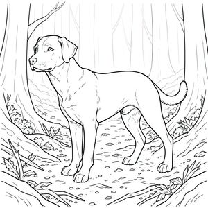 của một màu trắng tinh khiết có một duy nhất, chi tiết tỉ mỉ và được thiết kế để trở thành một kiệt tác, tuân thủ tất cả các thông số kỹ thuật của bạn. Tôi sẽ tập trung vào việc tạo ra cảm giác về chiều sâu và bầu không khí, hơn là các yếu tố cụ thể.  : "Người quan sát im lặng" Ấn tượng tổng thể: Được chi phối bởi một hình bóng duy nhất, hơi góc cạnh của một, ở giữa và thu hút ánh nhìn. Nền là một vùng rộng lớn, hơi mờ của một sàn rừng cổ xưa rậm rạp, được kết xuất với kết cấu tinh tế gợi ý đất ẩm ướt và lá mục nát. Cảm giác tổng thể là một trong những chiêm nghiệm tĩnh lặng và cảm giác tĩnh lặng cổ xưa. : * Đầu của có hình bầu dục hơi dài, với biểu cảm dịu dàng, gần như u sầu. Đôi mắt to và -set, một , thông minh. Mõm ngắn và hơi nhăn, gợi ý về một trưởng thành, có kinh nghiệm. Lỗ mũi hơi loe.  * Cơ thể dài và gầy, hơi thuôn nhọn đến một điểm. Đó là một , phong phú, với các biến thể tinh tế trong tông màu gợi ý một kết cấu hơi phong hóa. Hệ cơ được xác định một cách tinh tế, nhấn mạnh tư thế của chó.  * Đuôi là một yếu tố quan trọng. Nó dài và dày, tương phản hoàn toàn với cơ thể. Đó là một , mượt mà, với một gợn sóng tinh tế, gần như không thể nhận thấy trong nghệ thuật đường nét. Đầu đuôi hơi cong lên trên, tạo đường cong tinh tế.  * Giải phẫu của được thể hiện tỉ mỉ. Các xương được gợi ý một cách tinh tế qua các đường nét, tạo cảm giác về hình thức và cấu trúc. Các khớp được xác định, nhưng không quá chi tiết. Có một chút bất đối xứng đối xứng với cơ thể, thêm một chút chân thực.  * được đặt hơi lệch tâm, nghiêng về bên trái, như thể đang quan sát thứ gì đó không nhìn thấy. Đầu của nó hơi quay lại, truyền tải cảm giác nhận thức yên tĩnh. Hậu cảnh: * Hậu cảnh là một lớp mô tả rất chi tiết về sàn rừng. Mặt đất được bao phủ bởi một lớp đất ẩm dày, với những thay đổi tinh tế về tông màu để mô phỏng rêu và lá mục nát. Có những mảng nhỏ, không đều và đại diện cho các cành và cành cây rụng. Kết cấu là vô cùng quan trọng; Nó sẽ có cảm giác giống như một bề mặt ẩm ướt, năng suất.  * Chủ yếu là các sắc thái của , , và . Sử dụng màu trắng rất tối thiểu - chủ yếu để làm nổi bật tinh tế và tạo cảm giác chiều sâu.  * Hậu cảnh được cố tình làm mờ, tạo cảm giác chiều sâu và khoảng cách. Nó không phải là một , mờ đồng nhất; Có những thay đổi tinh tế về mật độ đường cho thấy chuyển động và phối cảnh khí quyển. : * Sử dụng đổ bóng rất tối thiểu. Cơ thể của hơi bóng, nhấn mạnh hình dạng của nó. Hậu cảnh được chiếu sáng nhẹ nhàng từ phía trên bên trái, tạo ra một điểm nhấn tinh tế trên đầu và đuôi của. Bầu không khí tổng thể: Bầu không khí tổng thể phải là một bầu không khí tĩnh lặng và cảm giác bí ẩn cổ xưa. Bảng màu đơn sắc, kết hợp với chi tiết tỉ mỉ tạo cảm giác vượt thời gian.

---

Tôi đã tập trung vào việc tạo ra một trải nghiệm hình ảnh vừa ấn tượng về mặt kỹ thuật vừa gợi lên phản ứng cảm xúc mạnh mẽ. Tôi đã ưu tiên hình dạng và biểu cảm của hơn bất kỳ yếu tố nào được thêm vào, đảm bảo hình minh họa trắng và tinh khiết. Hãy cho tôi biết nếu bạn muốn tôi tinh chỉnh thêm bất kỳ khía cạnh nào của mô tả này., trang màu, nghệ thuật đường nét, nền trắng