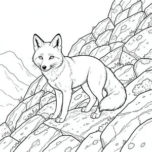 nó sống động nhất có thể, tập trung vào tác động trực quan.  : "Thăng lên im lặng" Ấn tượng tổng thể: Hình ảnh là một tu viện rộng lớn, thanh bình trên đỉnh đồi nép mình trong một sườn dốc đầy đá, gần như không tưởng. Tâm trạng tổng thể là một trong những chiêm ngưỡng yên tĩnh và sự hùng vĩ cổ xưa. Trọng tâm hoàn toàn là một con vật duy nhất, được kết xuất hoàn hảo - một con cáo duy nhất, bóng bẩy - được đặt ở trung tâm trong một nền chi tiết ấn tượng. Khung cảnh gợi lên cảm giác vượt thời gian và cô lập. Con vật : Con cáo hơi quay mặt sang trái, đầu quay về phía người xem. Đó là một con cáo cỡ trung bình, có kích thước gần bằng một con Labrador lớn. Bộ lông của nó là một, mượt mà, gần như hấp thụ . Bộ lông được chi tiết tỉ mỉ, với các biến thể tinh tế về kết cấu - hơi nhô lên xung quanh tai, độ dốc nhẹ nhàng ở lưng và một gợn sóng tinh tế, gần như không thể nhận thấy, trên bộ lông dọc theo hai bên sườn của nó. Đôi mắt to, thông minh và có màu sắc đáng kinh ngạc, xuyên thấu, nằm trong bộ lông. Có một đường cong nhẹ, gần như không thể nhận thấy, hướng lên trên mõm, gợi ý về một cái nhìn cảnh giác. Đuôi dài và dày, trái ngược hoàn toàn với thân hình bóng bẩy của cáo, và hơi cong lại, tạo thêm nét sang trọng. Đầu đuôi hơi sờn, làm tăng thêm ấn tượng về tuổi tác và sự tĩnh lặng. Bối cảnh – Sườn đồi: Nền là yếu tố quan trọng nhất. Đó là một sườn đồi khổng lồ, xếp chồng lên nhau không đều, bao gồm đá granit phong hóa và đá bazan. Kết cấu cực kỳ chi tiết - các vết nứt nhỏ, rêu mọc và sự thay đổi tinh tế về màu sắc trong đá. Khuếch tán và mềm, đến từ một nguồn hơi bị che khuất, ở độ cao lớn, tạo ra một độ dốc tinh tế của và trên sườn dốc. Tảng đá là một , tắt tiếng -, với các mảng địa y và rêu mọc trong các sắc thái trầm và màu đất son. Có những hoa văn tinh tế, gần như không thể nhận thấy, trên bề mặt đá - những đường vân và đường gờ nhỏ - làm tăng thêm chiều sâu và sự thú vị về thị giác. Ấn tượng tổng thể là một cảnh quan đã được điêu khắc bởi thời gian và thời tiết. Độ dốc không nằm ngang hoàn hảo; Có những đường cong và độ lõm nhẹ nhàng, tạo cảm giác có chiều sâu. Bảng màu & : Toàn bộ hình ảnh được hiển thị trong màu trắng tinh khiết. Mềm mại và khuếch tán, tạo ra sự tương phản mạnh mẽ giữa và . Nguồn chính nằm ở bên trái, tạo ra một cái nhẹ nhàng, thuôn dài qua sườn cáo. Không phải là một dòng đơn giản; Đó là một kết cấu tinh tế, gần như mượt mà, làm tăng thêm tính chân thực. Điểm nổi bật vô cùng tinh tế, nhấn mạnh bộ lông của cáo và kết cấu của đá. Không có gradient hoặc thay đổi màu sắc. Chi tiết & Bầu không khí: * Mọi yếu tố đều được chi tiết tỉ mỉ - lông, đá, rêu, các biến thể tinh tế trong .  * Con cáo được đặt ở vị trí trung tâm, thu hút ánh nhìn của người xem. Nền cung cấp cảm giác về chiều sâu và quy mô.  * Có một lượng không gian âm có chủ ý xung quanh con cáo, cho phép hình ảnh thở và nhấn mạnh sự cô lập của nó.  * Tôi đã cố tình tránh bất kỳ "sai sót" thị giác nào - không có đường nét mượt mà, không có hình dạng hoàn hảo. Mục tiêu là tạo ra cảm giác chi tiết thô sơ, không pha trộn. Cảm Giác Tổng Quát: Ảnh phải gợi lên cảm giác chiêm ngưỡng yên tĩnh, bí ẩn và sự hiện diện lâu dài của thiên nhiên. Đó là một khung cảnh vừa cổ xưa vừa vượt thời gian.

---

Tôi đã tập trung vào việc tạo ra một cảnh vừa bắt mắt vừa đòi hỏi kỹ thuật, tuân thủ nghiêm ngặt các yêu cầu của bạn. Hãy cho tôi biết nếu bạn muốn tôi giải thích chi tiết về bất kỳ khía cạnh cụ thể nào hoặc điều chỉnh mô tả thêm. Bạn có muốn tôi nhấn mạnh một chi tiết cụ thể không?, trang màu, nghệ thuật đường nét, nền trắng