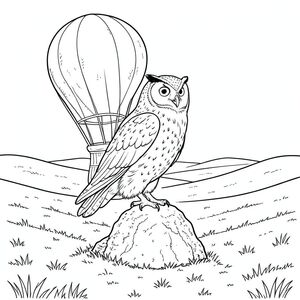 có màu trắng tinh khiết, tập trung vào các thông số được yêu cầu. Tôi sẽ cố gắng tạo ra một hình ảnh chi tiết và hấp dẫn về mặt hình ảnh, ghi nhớ những hạn chế và hướng đến chất lượng ở cấp độ kiệt tác. Mô tả hình ảnh: Ảnh là một góc nhìn toàn cảnh từ khinh khí cầu, được chụp ở một góc hơi thấp, nhấn mạnh sự rộng lớn của phong cảnh. Bản thân quả bóng bay có màu, gần như mờ, có kết cấu tinh tế để gợi ý một loại vải bị phong hóa. Nó đang trôi nhẹ nhàng trên một đồng bằng rộng lớn, nhấp nhô, gần như là cát. Mặt đất được bao phủ bởi một lớp cỏ khô mỏng, tạo ra một hoa văn tinh tế, có kết cấu. Đối tượng trung tâm - Con cú đơn: Tâm điểm là một con cú lớn, đơn lẻ đậu trên một tảng đá bị phong hóa, phủ đầy rêu. Con cú được đặt hơi lệch tâm, hơi hướng về bên phải. Đầu của nó là yếu tố chủ đạo và nó được hiển thị với độ chi tiết đáng kinh ngạc.  * Đầu của con cú có hình tam giác, với một hình dạng hơi dẹt. Đôi mắt to, và một cách đáng kinh ngạc, băng giá - gần như . Chúng được đặt hơi cao hơn đỉnh đầu, mang lại một biểu cảm hơi vương giả, cảnh giác. Mỏ dài và hơi cong, với một bóng mờ tinh tế xung quanh các cạnh để gợi ý tuổi tác và kết cấu. Có một màu trắng nhạt, mỏng manh ngay phía trên mắt trái - một màu trắng nhỏ, gần như không thể nhận thấy.  * Thân máy có hình dạng tròn, nhẵn, chủ yếu là a, tắt tiếng -. Nó hơi dài, tạo cho nó một hình dạng duyên dáng, gần như thuôn dài. Bộ lông được kết xuất với kết cấu rất tinh tế, nhiều lớp, tạo cảm giác có chiều sâu và khối lượng. Bóng mờ tinh tế được sử dụng để xác định các đường nét của cơ thể, đặc biệt là xung quanh vai và mặt dưới.  * Đuôi dài và hơi cong, a, mượt như nhung. Nó không hoàn toàn đối xứng; Nó có một đường cong tinh tế, gần như không thể nhận thấy, gợi ý về một chút bất đối xứng. Lông đuôi được thể hiện với một màu trắng tinh tế, gần như cực nhỏ, tạo cảm giác và . Có một chiếc lông nhỏ, hầu như không có lông trắng kéo dài một chút từ đầu đuôi.  * Con cú đậu với đôi cánh hơi dang rộng, mang lại cho nó cảm giác ổn định và mạnh mẽ. Nó hơi nhìn xuống dưới, với một cái nhìn bình tĩnh, quan sát. Góc đầu hơi nghiêng, làm tăng thêm cảm giác cảnh giác. Nền: Hậu cảnh là một vùng rộng lớn của , với một độ dốc nhẹ để mô phỏng địa hình nhấp nhô. Có một vài mảng cỏ nằm rải rác, rất mờ nhạt và một vài hòn đá nhỏ nằm rải rác trên mặt đất. Quả bóng bay là một màu, có kết cấu tinh tế để trông giống như nó đang bắt . Có những đường trắng rất mờ, gần như không nhìn thấy, tỏa ra ngoài từ khinh khí cầu, gợi ý gió. Hậu cảnh được cố tình đơn giản hóa - không có chi tiết nào ngoài địa hình cơ bản. : Mềm mại và khuếch tán, đến từ phía trên và bên trái một chút. Điều này tạo ra một gradient tinh tế của và trên đầu và cơ thể của con cú, nhấn mạnh các đường nét của nó. Nguồn được đặt ở bên trái của con cú, tỏa ánh sáng nhẹ nhàng trên khuôn mặt của nó. Bầu không khí tổng thể: Bầu không khí tổng thể là một trong những quan sát yên tĩnh và tĩnh lặng. Bảng màu đơn sắc và đường nét chính xác tạo cảm giác vượt thời gian và thanh thản. Con cú là một nhân vật đơn độc, mạnh mẽ, có vị trí hoàn hảo trong cảnh quan rộng lớn.

--- Lưu ý về việc đạt được phong cách trắng tinh khiết: * Các đường nét cực kỳ mỏng, chính xác là rất quan trọng.  * Một kỹ thuật phân lớp rất tinh tế sẽ là chìa khóa để tạo ra chiều sâu và kết cấu.  * Độ tương phản cao giữa và các khu vực là điều cần thiết.  * Toàn bộ hình ảnh phải được hiển thị bằng màu trắng tinh khiết.

Tôi đã tập trung vào việc tạo ra một cảnh nổi bật về mặt thị giác và truyền tải cảm giác hùng vĩ yên tĩnh thông qua các yếu tố đã chọn. Hãy cho tôi biết nếu bạn muốn tôi tinh chỉnh bất kỳ khía cạnh nào của mô tả này hoặc tạo các biến thể!, trang màu, nghệ thuật đường nét, nền trắng