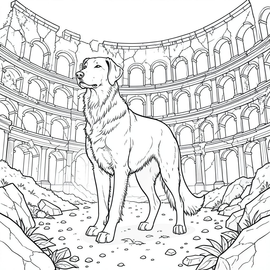 của một màu trắng tinh khiết có một duy nhất, được kết xuất hoàn hảo, ở giữa và chi tiết, được thiết kế để phù hợp với thông số kỹ thuật của bạn. Tôi sẽ tập trung vào việc tạo ra cảm giác chi tiết và bầu không khí rộng lớn, đồng thời tuân thủ các ràng buộc của bạn.  : Tiếng vang của Đấu trường La Mã Ấn tượng tổng thể: Đây là một khung cảnh rộng lớn, hơi nghiêng của một đấu trường cổ đổ nát. Trọng tâm chính là một duy nhất, cực kỳ chi tiết - một săn bóng bẩy, - được đặt ở trung tâm, gần giống như một người lính gác. Hậu cảnh là một phong cảnh hỗn loạn, nhiều lớp của đá cẩm thạch và bụi đổ nát, được thể hiện với sự chú ý có chủ ý, gần như ám ảnh đến từng chi tiết. Cảm giác tổng thể là một trong những sự tĩnh lặng sâu sắc và lịch sử cổ đại. Mô tả chi tiết: * có chiều dài khoảng 30cm. Đầu của nó hơi nghiêng, truyền tải cảm giác quan sát cẩn thận. Đôi mắt của nó thông minh và hơi nheo lại, truyền tải một cường độ yên tĩnh. Bộ lông dày đặc và hơi xù, cho thấy tuổi tác và cuộc sống ngoài trời. Mõm dài và hơi cong. Tư thế của thoải mái, gần như vương giả, nhưng có một sự mệt mỏi tiềm ẩn. Nó được định vị sao cho đầu của nó cao hơn một chút so với đường chân trời, làm tăng thêm cảm giác về tỷ lệ. Đuôi của dài và dày, hơi cong xuống dưới và hơi nhét vào cơ thể.  * Hậu cảnh là một đấu trường khổng lồ, đổ nát. Đá cẩm thạch bị nứt và ố màu theo tuổi tác, với các mảng , rêu và . Các mảnh cột có thể nhìn thấy, một số bị sụp đổ, một số khác còn nguyên vẹn một phần. Mặt đất được bao phủ bởi một lớp bụi và mảnh vụn dày - những viên sỏi nhỏ, mảnh đá cẩm thạch và những gì dường như là lá khô. Có một số mái vòm lớn, bị sụp đổ một phần đóng khung cảnh. Nguồn hơi khuếch tán, tạo ra hiệu ứng khí quyển mờ ảo. Bảng màu ở đây bị chi phối bởi các màu nâu, xám và xanh lá cây trầm, với một chút mờ dần từ đá cẩm thạch. Một vài vết nứt lởm chởm lớn hơn chạy trên đá cẩm thạch, làm tăng thêm cảm giác mục nát.  * Hoàn toàn tinh khiết và trắng. Thang độ xám được sử dụng để làm nổi bật kết cấu của tàn tích và lông chó. Các điểm nổi bật rất tinh tế, gần như không thể nhận thấy, để tránh bất kỳ bóng mờ nào.  * được đặt hơi lệch tâm, tạo cảm giác chiều sâu tinh tế. Tàn tích đấu trường lớn hơn một chút ở hậu cảnh, thu hút ánh nhìn của người xem về phía. Các đường chéo của các cột đổ nát tạo ra một yếu tố hình ảnh mạnh mẽ.  * * Một lượng đáng kể bụi mịn, xoáy nằm rải rác khắp cảnh, làm tăng thêm bầu không khí của tuổi tác và bị bỏ bê.  * Có thể nhìn thấy nhiều vết nứt nhỏ trên đá cẩm thạch, đặc biệt là xung quanh đáy cột.  * Đá cẩm thạch được kết xuất với kết cấu rất tinh tế, gần như không thể nhận thấy - một gợi ý về các mảng thô ráp và bề mặt không bằng phẳng.  * Bộ lông của là một , gần như . Đá cẩm thạch là một, phong hóa. Nền là một cái im lặng, bụi bặm.  * Có một cách cố ý sử dụng không gian âm - các khu vực lớn của nền được để trống - để nhấn mạnh là yếu tố trung tâm. Tông màu tổng thể: Ảnh phải gợi lên cảm giác u sầu, lịch sử và thời gian trôi qua. Đó là một khung cảnh hùng vĩ yên tĩnh, một minh chứng cho một nền văn minh đã mất.

---

Tôi đã tập trung vào việc tạo ra một trải nghiệm hình ảnh dựa nhiều vào thẩm mỹ "Steampunk", nhấn mạnh chi tiết và bầu không khí hơi đáng lo ngại, đồng thời tuân thủ nghiêm ngặt các ràng buộc và màu trắng. Tôi hy vọng mô tả này cung cấp một nền tảng vững chắc cho một màu sắc thực sự hấp dẫn . Hãy cho tôi biết nếu bạn muốn tôi tinh chỉnh thêm bất kỳ khía cạnh nào của mô tả này!, tô màu, nghệ thuật đường nét, nền trắng