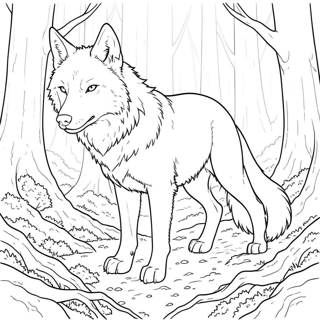 của một màu trắng tinh khiết có một con vật duy nhất, chi tiết tỉ mỉ, được đặt chính giữa và được định vị nổi bật. Tôi sẽ tập trung vào việc tạo ra cảm giác về chiều sâu và bầu không khí, hướng đến một cảm giác chất lượng kiệt tác, gần như nhiếp ảnh.  : "Echo of the Stone" Ấn tượng tổng thể: Bị chi phối bởi một sinh vật khổng lồ - giống sói. Nó được đặt hơi lệch tâm, tạo cảm giác về trọng lượng và quy mô. Bối cảnh là một khu rừng cổ xưa rộng lớn, được kết xuất với kết cấu tinh tế, gần như không thể nhận thấy để gợi lên rêu và đất ẩm. Tâm trạng tổng thể là một trong những sự cô đơn yên tĩnh và sự hiện diện rộng lớn, cảnh giác. Đối tượng: * Con sói có kích thước gần bằng một con ngựa lớn, nhưng với một thân hình mạnh mẽ, hơi dài. Đầu của nó hơi nghiêng về phía trước, truyền tải cảm giác chiêm nghiệm.  * Con sói là một, mờ. Có một ánh sáng tinh tế, gần như không thể nhận thấy trên bộ lông, gợi ý về một bề mặt hơi phong hóa. Bộ lông dày và hơi xù, tạo cảm giác chuyển động ngay cả khi đứng yên.  * Con sói có một biểu hiện rõ rệt, thông minh - một nếp nhăn nhẹ trên lông mày và một đường cong tinh tế, gần như không thể nhận thấy của mõm của nó. Đôi mắt của nó to và nằm trong khuôn mặt của nó, truyền tải một cảm giác về sự khôn ngoan cổ xưa. Lỗ mũi hơi loe.  * Đuôi dài và dày, a, gỉ sét. Nó không phải là một đường cong đơn giản, mà là một hình dạng hơi nhấp nhô, gần như ngoằn ngoèo, gợi ý một dòng dõi cổ xưa, mạnh mẽ. Nó được giấu một chút bên dưới cơ thể của con sói, làm tăng thêm cảm giác vững chắc.   phía trên* trung tâm của , hoạt động như một tiêu điểm. Nó không trực tiếp ở giữa, mà hơi lệch sang trái, tạo ra một đường chéo nhẹ thu hút ánh nhìn. Bối cảnh – Khu rừng: * Khu rừng cực kỳ chi tiết. Mặt đất được bao phủ bởi một lớp đất ẩm dày, với những mảng rêu và địa y có thể nhìn thấy được. Những rễ nhỏ, gồ ghề uốn lượn trên tiền cảnh, làm tăng thêm cảm giác già nua và hoang dã.  * Chủ yếu là các sắc thái của rừng, và tắt tiếng. Có những gợi ý về rêu rêu trong bóng tối, gần như sáng.  * Nguồn mềm và khuếch tán, đến từ phía trên bên trái. Điều này tạo ra các điểm nổi bật và bóng tối tinh tế nhấn mạnh hình dạng và kết cấu của con sói. Không có điểm nổi bật khắc nghiệt.  * Một bầu không khí rất tinh tế, mờ mịt hiện diện, gợi ý một chạng vạng vĩnh viễn. Có những hoa văn xoáy mờ nhạt ở phía xa, giống như sương mù.  * Một vài cành cây rất mờ, gần như vô hình, được gợi ý bởi các khu vực tối hơn của nền rừng. Không gian âm: Gần như hoàn toàn không có bất kỳ sự lấp đầy nào. Khoảng trắng rất quan trọng đối với hiệu ứng tổng thể. Những cân nhắc chính cho phong cách: * Các đường nét cực kỳ mỏng, chính xác. Các đường nét nên được ngắt quãng một chút để tạo cảm giác về chiều sâu và kết cấu.  * Độ tương phản cao giữa con sói và hậu cảnh.  * Nhấn mạnh vào việc tạo ra cảm giác xúc giác, gần như nhiếp ảnh thông qua đường nét. Để giúp tôi tinh chỉnh thêm điều này, bạn có thể cho tôi biết: * Có loại rừng cụ thể nào bạn thích không?
* Có tâm trạng cụ thể nào mà bạn đang nhắm đến không?, trang màu, nghệ thuật đường nét, nền trắng