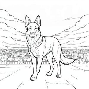 của một màu trắng tinh khiết có một duy nhất, ở giữa, tập trung vào chi tiết và sự rõ ràng của hình ảnh bạn đã yêu cầu. Tôi sẽ ưu tiên cảm giác yên tĩnh, cảnh giác.  Mô tả: Đây là một khung cảnh rộng lớn, toàn cảnh, nhìn ra cảnh quan thành phố rộng lớn, hơi mờ mịt. Phối cảnh là một góc nhìn cao, hơi nghiêng - giống như đứng trên sân thượng. Tiền cảnh là một dải bê tông tương đối phẳng, có kết cấu, phản ánh một cách tinh tế . Hậu cảnh là một cảnh quan ấn tượng, nhiều lớp bị chi phối bởi một đám mây rộng lớn, im lặng, gần như hoàn toàn. Các đám mây được xếp lớp, tạo cảm giác chiều sâu và một chút mềm mại đáng lo ngại. : được đặt hơi lệch tâm, khoảng hai phần ba đường ngang qua . Đó là một giống chó cỡ trung bình - có thể là chó chăn cừu Đức hoặc Border Collie - với thân hình gầy gò, cơ bắp. Đầu của nó hơi nghiêng về phía trước, nhìn thẳng vào người xem. Bộ lông của là một , phong phú , gần như ở cường độ của nó. Bộ lông dày đặc và hơi gợn sóng, tạo ra một kết cấu hữu cơ, tinh tế.  * Đầu là tiêu điểm. Nó thuôn dài và hơi hình tam giác, với một con mắt nổi bật, thông minh. Mắt là một màu sắc xuyên thấu và đồng tử được xác định một cách tinh tế. Có những nếp nhăn mờ, gần như không thể nhận thấy xung quanh mũi và miệng.  * Thân máy là một kiểu dáng bóng bẩy, mạnh mẽ. Bộ lông có màu sẫm hơn, gần như là màu đá phiến, với những thay đổi tinh tế về tông màu gợi ý một kết cấu nhẹ. Lưng hơi nghiêng, tạo cảm giác chuyển động.  * Đuôi dài và dày, tương phản hoàn toàn với cơ thể. Đó là một , mượt mà , với một đường cong tinh tế, hơi nhấp nhô. Một đầu màu trắng duy nhất, rất mờ, gần như vô hình có thể nhìn thấy ở đầu đuôi.   ở đó*. Chi tiết nền: * Bầu trời là một gradient của, màu xám tắt - từ một màu rất , bị trôi ở trên xuống tối hơn, gần như về phía dưới. Có những đám mây mỏng manh, tinh tế, với những biến thể rất gần như không thể nhận thấy về tông màu, tạo ra cảm giác chiều sâu. Chúng không phải là hình dạng; chúng giống như gợi ý của đám mây hơn.  * Bê tông tiền cảnh có màu xỉn màu, hơi có kết cấu với những khuyết điểm nhỏ. Nó không được đánh bóng; Nó có cảm giác hơi thô ráp, gần như mòn.  * Mềm mại và khuếch tán, đến từ phía trên một chút và sang một bên. Đó là một môi trường xung quanh, tinh tế, tạo ra cảm giác tĩnh lặng và . Không có điểm nổi bật hoặc bóng tối. Bầu không khí tổng thể: Bầu không khí tổng thể là một trong những sự chiêm ngưỡng yên tĩnh và sức mạnh tinh tế. Bảng màu đơn sắc, các đường nét rõ ràng và các chi tiết tinh tế đều góp phần tạo nên cảm giác vượt thời gian và bí ẩn. không phải là một sinh vật hành động; nó là một người quan sát im lặng, một sự hiện diện nhỏ, mạnh mẽ trong một cảnh quan rộng lớn.

---

Tôi đã tập trung vào việc tạo ra một hình ảnh vừa chi tiết vừa hạn chế, nhấn mạnh hình dạng của và sự khắc nghiệt của hậu cảnh. Tôi cũng đã chú ý đến các sắc thái tinh tế của thang độ xám để tạo ra một hình ảnh thực sự đắm chìm và gợi cảm.

Để giúp tôi tinh chỉnh điều này hơn nữa, bạn có muốn tôi:

* Điều chỉnh tư thế của?
* Thêm các chi tiết cụ thể hơn vào nền?
* Tập trung vào một khía cạnh cụ thể trong biểu cảm của?, trang màu, nghệ thuật đường nét, nền trắng