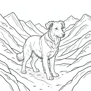 của một màu trắng tinh khiết có một duy nhất, ở giữa và chi tiết, được thiết kế để đáp ứng các thông số kỹ thuật của bạn. Tôi sẽ tập trung vào việc tạo ra cảm giác sâu sắc và tĩnh lặng, nhấn mạnh hình dạng của và môi trường xung quanh.  Mô tả: Đây là một định dạng hình chữ nhật rộng, hơi nghiêng, khoảng 20cm x 30cm. Hậu cảnh là một vùng đất rộng lớn, nhấp nhô của địa hình đá phủ đầy tuyết. Nó không phải là một bề mặt hoàn toàn nhẵn; Có những rặng núi và chỗ lõm tinh tế, tạo cảm giác chiều sâu. Tuyết có màu trắng gần như trong mờ, bắt được những phản chiếu nhỏ, gãy vỡ. Ấn tượng tổng thể là một trong những sự tĩnh lặng bao la, yên tĩnh. : được đặt hơi lệch tâm, cách mép trái khoảng hai phần ba quãng đường. Đó là một giống chó cỡ trung bình - có thể là một collie biên giới hoặc một con trỏ lông ngắn Đức - với tư thế gầy gò, thanh lịch. Đầu của nó hơi nghiêng, truyền tải cảm giác thông minh cảnh giác. hơi hướng về bên phải, với tai chích về phía trước, gần như đang lắng nghe. Đôi mắt của nó là một màu thông minh, tập trung hơi xuống dưới. Bộ lông dày đặc, ngắn, với các biến thể tinh tế về tông màu cho thấy kết cấu hơi xù. Có một mảng trắng nhỏ, gần như không thể nhận thấy trên ngực của nó, ngay phía trên bụng. Bối cảnh: Hậu cảnh là phong cảnh núi non chi tiết tỉ mỉ. Đó là một bức tranh toàn cảnh của địa hình nhiều lớp, đá. Các tảng đá chủ yếu có sắc thái của , từ , gần như ngà, đến . Có rất nhiều đỉnh núi và rặng núi nhỏ, lởm chởm, tạo cảm giác về quy mô và khoảng cách. Mềm mại và khuếch tán, bắt nguồn từ phía trên bên trái, tạo ra những bóng mờ tinh tế làm nổi bật các đường viền của đá. Tuyết có kết cấu tinh tế, với những mảnh trắng nhỏ nằm rải rác trên bề mặt. Một vài mảng rêu có thể nhìn thấy, thêm một chút tắt tiếng . Hiệu ứng tổng thể là cảm giác rộng lớn và cô lập. Không có chất lấp đầy, chỉ có sự khắc nghiệt của tảng đá. Chi tiết & Bầu không khí: * Toàn bộ được hiển thị với mức độ chi tiết rất cao - kết cấu của đá, tuyết và lông thú là rất quan trọng. Các biến thể nhỏ, tinh tế về tông màu và bóng râm được sử dụng để tạo cảm giác chân thực.  * Nguồn chính là phía trên bên trái, tạo ra sự tương phản mạnh giữa các vùng được chiếu sáng và bóng tối. Bóng tối không chỉ đơn giản là ; Chúng được hiển thị với sự chuyển màu tinh tế của và màu trắng, tạo ra hiệu ứng ba chiều.  * là tâm điểm, nhưng hậu cảnh được bố trí cẩn thận để thu hút ánh nhìn của người xem vào nó. Các đường chéo của đá và hơi nghiêng đầu chó tạo ra một bố cục năng động, cân bằng.  * Toàn bộ hậu cảnh là một sự mở rộng liền mạch của , sử dụng các biến thể tinh tế về tông màu và kết cấu để tạo cảm giác về chiều sâu và bầu không khí. Cảm giác tổng thể: Mục tiêu là gợi lên cảm giác chiêm ngưỡng yên tĩnh và kết nối với thế giới tự nhiên. Đó là một cảnh mang lại cảm giác vượt thời gian và hơi u sầu, nhấn mạnh sự hiện diện đơn độc của chú chó trong một cảnh quan rộng lớn, hùng vĩ.

--- Để giúp tôi tinh chỉnh thêm điều này, bạn có thể cho tôi biết: * Có chi tiết cụ thể nào bạn muốn nhấn mạnh không?
* Bạn có phong cách kết cấu tuyết hoặc đá ưa thích không?, tô màu, nghệ thuật đường nét, nền trắng