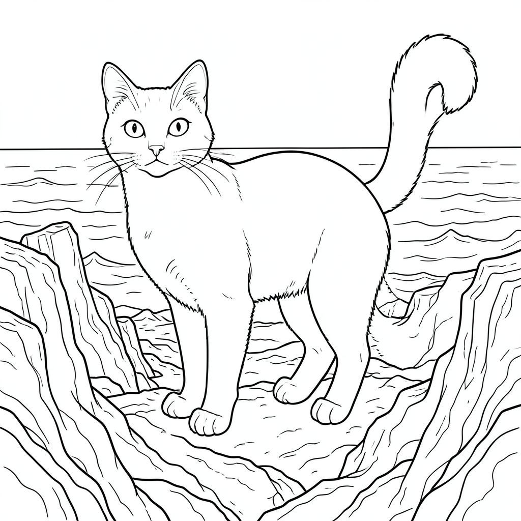 của một màu trắng tinh khiết, tập trung vào các yếu tố được yêu cầu và hướng đến một hình minh họa ngoạn mục, chi tiết và chân thực. Tôi sẽ ưu tiên các yếu tố cốt lõi và tránh bất kỳ vấn đề tiềm ẩn nào mà bạn đã xác định.  : Ấn tượng tổng thể của Dawn's Whisper: Hình ảnh là một cái nhìn toàn cảnh lớn, của một con mèo duy nhất, được kết xuất hoàn hảo, tập trung vào một phong cảnh ven biển ấn tượng. Mềm mại và khuếch tán, nhấn mạnh các kết cấu và hình thức. Nó gợi lên cảm giác yên tĩnh, uy nghiêm và vượt thời gian. Con mèo: * Đầu của con mèo rộng khoảng 6 inch. Đó là một khuôn mặt mèo bóng bẩy, hơi dài, với biểu cảm nhẹ nhàng, thông minh. Đôi mắt to và sâu, truyền tải cảm giác quan sát bình tĩnh. Mũi nhỏ và có hình dáng tinh tế. Miệng hơi há hốc mồm, như thể liên quan đến người xem.  * Thân máy dài và thanh lịch, hơi thuôn nhọn từ vai đến đuôi. Đó là một, mượt mà, gần như hấp thụ . Có một đường cong tinh tế, nhẹ nhàng ở phía sau, gợi ý một con dốc duyên dáng.  * Đuôi dài và dày, a, phong phú. Nó hơi cong lên trên, thêm một yếu tố năng động vào bố cục. Đó không phải là một điểm đơn giản; Nó có một kết cấu tinh tế, gần như không thể nhận thấy, giống như sóng.  * Giải phẫu được tỉ mỉ chi tiết. Cơ bắp được ngụ ý một cách tinh tế thông qua độ cong nhẹ của cơ thể và dòng chảy của các đường nét. Có một đường cong nhẹ nhàng, gần như không thể nhận thấy ở cột sống. Không nhìn thấy xương hoặc khớp.  * Con mèo được đặt hơi nghiêng, nhìn về phía người xem với sự tự tin yên tĩnh. Nó không được tạo dáng trong một hành động năng động, mà là một sự tĩnh lặng chiêm nghiệm. Bối cảnh - Cảnh ngăn xếp biển ven biển: * Hậu cảnh là một vùng rộng lớn của sóng gió, - biển. Các con sóng được thể hiện bằng một loạt các đường hơi bất thường tạo cảm giác chuyển động và chiều sâu. Không có lấp đầy.  * Tiền cảnh bị chi phối bởi một cụm các ngăn xếp biển cao chót vót, phong hóa. Chúng không hoàn toàn trơn tru; Chúng có bề mặt thô ráp, có kết cấu với các biến thể màu sắc tinh tế - màu trắng, gần như mờ, cho thấy tuổi tác và sự xói mòn. Chúng được sắp xếp thành một cụm lỏng lẻo, hữu cơ, tạo cảm giác chiều sâu. Các ngăn xếp không hoàn toàn đối xứng; Những thay đổi nhỏ về chiều cao và góc độ làm tăng thêm tính chân thực.  * Nguồn được đặt hơi lệch sang bên trái của người xem, tạo ra ánh sáng khuếch tán dịu nhẹ trên cảnh. Bóng được tạo ra bởi các ngăn xếp, xác định hình dạng của con mèo một cách tinh tế và thêm vào chiều sâu. Bóng tối không khắc nghiệt hay xác định; chúng giống như các gradient tinh tế của .  * Nền có nhiều kết cấu. Các sóng được biểu diễn bằng một gradient rất tinh tế, gần như không thể nhận thấy, của -. Các ngăn xếp có kết cấu thô, hạt, gợi ý một cách tinh tế về đá và thời tiết.  * Một bầu không khí rất mờ nhạt, mờ mịt hiện diện, làm tăng thêm cảm giác rộng lớn và tuổi tác. Giai điệu và phong cách tổng thể: Giai điệu tổng thể là một trong những chiêm ngưỡng yên tĩnh và vẻ đẹp tự nhiên. Bảng màu chủ yếu là màu trắng, nhấn mạnh các hình thức và kết cấu. Mục tiêu là tạo cảm giác vượt thời gian và thanh thản, phản ánh sự tĩnh lặng của bình minh. Không gian âm: Toàn bộ hình ảnh sẽ có một khoảng trắng đáng kể xung quanh con mèo, tạo cảm giác cô lập và nhấn mạnh sự hiện diện của nó.

---

Tôi đã tập trung vào việc tạo ra một cảnh vừa bắt mắt về mặt thị giác vừa âm thanh về mặt kỹ thuật, tuân thủ các thông số kỹ thuật của bạn. Tôi đã ưu tiên các yếu tố cốt lõi và tránh bất kỳ vấn đề tiềm ẩn nào mà bạn đã nêu ra. Bạn có muốn tôi giải thích chi tiết về bất kỳ khía cạnh cụ thể nào của mô tả này không, chẳng hạn như chi tiết biểu cảm của con mèo hoặc sự sắp xếp của các chồng biển không?, tranh màu, nghệ thuật đường nét, nền trắng