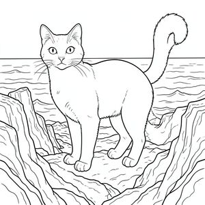 của một màu trắng tinh khiết, tập trung vào các yếu tố được yêu cầu và hướng đến một hình minh họa ngoạn mục, chi tiết và chân thực. Tôi sẽ ưu tiên các yếu tố cốt lõi và tránh bất kỳ vấn đề tiềm ẩn nào mà bạn đã xác định.  : Ấn tượng tổng thể của Dawn's Whisper: Hình ảnh là một cái nhìn toàn cảnh lớn, của một con mèo duy nhất, được kết xuất hoàn hảo, tập trung vào một phong cảnh ven biển ấn tượng. Mềm mại và khuếch tán, nhấn mạnh các kết cấu và hình thức. Nó gợi lên cảm giác yên tĩnh, uy nghiêm và vượt thời gian. Con mèo: * Đầu của con mèo rộng khoảng 6 inch. Đó là một khuôn mặt mèo bóng bẩy, hơi dài, với biểu cảm nhẹ nhàng, thông minh. Đôi mắt to và sâu, truyền tải cảm giác quan sát bình tĩnh. Mũi nhỏ và có hình dáng tinh tế. Miệng hơi há hốc mồm, như thể liên quan đến người xem.  * Thân máy dài và thanh lịch, hơi thuôn nhọn từ vai đến đuôi. Đó là một, mượt mà, gần như hấp thụ . Có một đường cong tinh tế, nhẹ nhàng ở phía sau, gợi ý một con dốc duyên dáng.  * Đuôi dài và dày, a, phong phú. Nó hơi cong lên trên, thêm một yếu tố năng động vào bố cục. Đó không phải là một điểm đơn giản; Nó có một kết cấu tinh tế, gần như không thể nhận thấy, giống như sóng.  * Giải phẫu được tỉ mỉ chi tiết. Cơ bắp được ngụ ý một cách tinh tế thông qua độ cong nhẹ của cơ thể và dòng chảy của các đường nét. Có một đường cong nhẹ nhàng, gần như không thể nhận thấy ở cột sống. Không nhìn thấy xương hoặc khớp.  * Con mèo được đặt hơi nghiêng, nhìn về phía người xem với sự tự tin yên tĩnh. Nó không được tạo dáng trong một hành động năng động, mà là một sự tĩnh lặng chiêm nghiệm. Bối cảnh - Cảnh ngăn xếp biển ven biển: * Hậu cảnh là một vùng rộng lớn của sóng gió, - biển. Các con sóng được thể hiện bằng một loạt các đường hơi bất thường tạo cảm giác chuyển động và chiều sâu. Không có lấp đầy.  * Tiền cảnh bị chi phối bởi một cụm các ngăn xếp biển cao chót vót, phong hóa. Chúng không hoàn toàn trơn tru; Chúng có bề mặt thô ráp, có kết cấu với các biến thể màu sắc tinh tế - màu trắng, gần như mờ, cho thấy tuổi tác và sự xói mòn. Chúng được sắp xếp thành một cụm lỏng lẻo, hữu cơ, tạo cảm giác chiều sâu. Các ngăn xếp không hoàn toàn đối xứng; Những thay đổi nhỏ về chiều cao và góc độ làm tăng thêm tính chân thực.  * Nguồn được đặt hơi lệch sang bên trái của người xem, tạo ra ánh sáng khuếch tán dịu nhẹ trên cảnh. Bóng được tạo ra bởi các ngăn xếp, xác định hình dạng của con mèo một cách tinh tế và thêm vào chiều sâu. Bóng tối không khắc nghiệt hay xác định; chúng giống như các gradient tinh tế của .  * Nền có nhiều kết cấu. Các sóng được biểu diễn bằng một gradient rất tinh tế, gần như không thể nhận thấy, của -. Các ngăn xếp có kết cấu thô, hạt, gợi ý một cách tinh tế về đá và thời tiết.  * Một bầu không khí rất mờ nhạt, mờ mịt hiện diện, làm tăng thêm cảm giác rộng lớn và tuổi tác. Giai điệu và phong cách tổng thể: Giai điệu tổng thể là một trong những chiêm ngưỡng yên tĩnh và vẻ đẹp tự nhiên. Bảng màu chủ yếu là màu trắng, nhấn mạnh các hình thức và kết cấu. Mục tiêu là tạo cảm giác vượt thời gian và thanh thản, phản ánh sự tĩnh lặng của bình minh. Không gian âm: Toàn bộ hình ảnh sẽ có một khoảng trắng đáng kể xung quanh con mèo, tạo cảm giác cô lập và nhấn mạnh sự hiện diện của nó.

---

Tôi đã tập trung vào việc tạo ra một cảnh vừa bắt mắt về mặt thị giác vừa âm thanh về mặt kỹ thuật, tuân thủ các thông số kỹ thuật của bạn. Tôi đã ưu tiên các yếu tố cốt lõi và tránh bất kỳ vấn đề tiềm ẩn nào mà bạn đã nêu ra. Bạn có muốn tôi giải thích chi tiết về bất kỳ khía cạnh cụ thể nào của mô tả này không, chẳng hạn như chi tiết biểu cảm của con mèo hoặc sự sắp xếp của các chồng biển không?, tranh màu, nghệ thuật đường nét, nền trắng