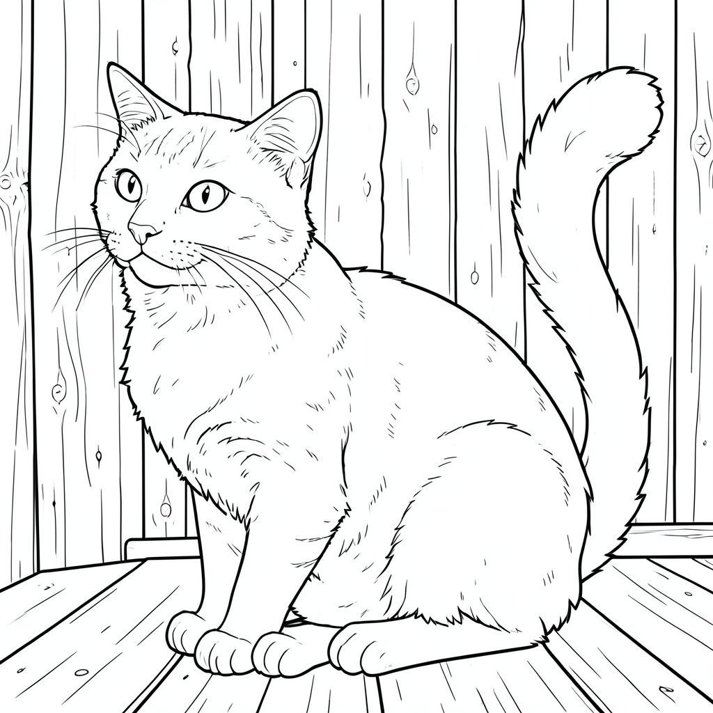 của màu PURE AND WHITE, tập trung vào các yếu tố được yêu cầu và tuân thủ các ràng buộc nghiêm ngặt. Tôi sẽ cung cấp một bảng phân tích chi tiết về những gì hình ảnh nên chứa, nhằm hướng đến một hình minh họa thực sự thực tế và chi tiết tỉ mỉ. Mô tả hình ảnh: Hình ảnh là một bố cục được cắt chặt chẽ, gần như vuông vức. Toàn bộ cảnh bị chi phối bởi một con mèo duy nhất, được kết xuất hoàn hảo. Nó được đặt hơi lệch tâm, với đầu mèo hơi hướng sang trái, tạo cảm giác chiều sâu tinh tế. Con mèo: * Đầu mèo là tâm điểm. Đó là một giống chó có kích thước trung bình - có lẽ là một giống chó lông ngắn trong nước - với mõm hơi dài và đôi mắt thông minh, biểu cảm. Đôi mắt có màu sắc phong phú, với những điểm nhấn tinh tế mang lại cho chúng cảm giác sống động. Mũi là một , bóng râm, hơi ẩm. Có một nếp nhăn tinh tế, mờ nhạt xung quanh mũi, làm tăng thêm tính chân thực.  * Cơ thể bóng bẩy và cơ bắp, với kết cấu tinh tế, hơi gợn sóng có thể nhìn thấy trên bộ lông. Màu lông là một , , với các biến thể tinh tế về tông màu để bắt chước sự phân bố tự nhiên của và . Bộ lông dày đặc và hơi gợn sóng, tạo cảm giác bồng bềnh.  * Đuôi dài và rậm rạp, a, phong phú, có một chút xoăn ở đầu. Nó không hoàn toàn đối xứng; Có một sự bất đối xứng tinh tế, gần như không thể nhận thấy đối với hình dạng của đuôi. Đầu đuôi có một đường gờ nhỏ, hơi nhô lên.  * Tỷ lệ chính xác tỉ mỉ. Các khớp được xác định một cách tinh tế và cấu trúc cơ có thể nhìn thấy mà không quá ấn tượng. Có một đường cong nhẹ ở cột sống, gợi ý một tư thế tự nhiên.  * Hoàn toàn tinh khiết. Không có độ dốc, không có biến thể tinh tế. Kết cấu lông được kết xuất với kết cấu rất mịn, tinh tế để làm cho nó trông giống như lông thật. Bối cảnh : * Bối cảnh là nội thất chi tiết tỉ mỉ của một xưởng gỗ truyền thống. Gỗ có màu ấm, có các hoa văn vân và nút thắt có thể nhìn thấy được.  * Các bức tường được xây dựng bằng những tấm ván được đẽo thô sơ, với những khuyết điểm nhỏ và sự thay đổi của vân gỗ. Một số tấm ván hơi cong vênh, tạo ra bóng mờ nhạt. Có một vài vết bẩn nhỏ có thể nhìn thấy trên tường, cho thấy tuổi tác và cách sử dụng.  * Sàn được phủ một lớp mùn cưa đóng gói, tạo ra một bề mặt có kết cấu nhẹ. Có một vài mảnh vụn gỗ nhỏ, rải rác.  * Một bàn làm việc bằng gỗ lớn, được lắp ráp một phần chiếm ưu thế ở phía bên trái của khung. Nó được làm bằng, gỗ đánh bóng với các vết dụng cụ có thể nhìn thấy và lớp hoàn thiện hơi mòn. Bề mặt bàn làm việc được phủ một lớp mùn cưa mịn.  * Một vài công cụ rải rác có thể nhìn thấy - một cái cưa tay nhỏ, một cái vồ nhỏ bằng gỗ và một tác phẩm chạm khắc bằng gỗ đã hoàn thiện một phần. Chúng được hiển thị dưới dạng hình khối đơn giản.  * Nguồn chính là một nguồn duy nhất, mạnh mẽ đến từ bên trái, chiếu sáng mặt mèo và khu vực bàn làm việc. Nó tạo ra các điểm nổi bật và bóng tối tinh tế, nhấn mạnh kết cấu của gỗ và lông thú. Tập trung và định hướng, tạo cảm giác chiều sâu.  * Một lớp bụi mịn và các hạt gỗ nhỏ nằm rải rác khắp nền, làm tăng thêm cảm giác như một không gian sống động. Không gian âm: * Nền cố tình thưa thớt, để lại một khoảng trắng đáng kể xung quanh con mèo. Điều này nhấn mạnh con mèo là trọng tâm trung tâm. Bầu không khí tổng thể: Bầu không khí tổng thể phải là một trong những chi tiết yên tĩnh, tỉ mỉ. Hình ảnh phải gợi lên cảm giác về lịch sử và thời gian trôi qua. Đó là một cảnh lao động tập trung, với một đối tượng duy nhất, được kết xuất hoàn hảo ở trung tâm của một không gian rộng lớn, chi tiết. Những Cân Nhắc Quan Trọng Để Kết Xuất: * Điều quan trọng là đạt được kết cấu siêu thực. Vân gỗ, kết cấu lông thú và các hạt bụi cần phải cực kỳ chi tiết.  * Điều quan trọng là tạo ra cảm giác về chiều sâu và bầu không khí.  * Dính chặt chẽ vào và màu trắng. Không có gradient hoặc biến thể màu sắc tinh tế.

---

Tôi đã cố gắng đáp ứng tất cả các yêu cầu, bao gồm cả phong cách, nội dung và ràng buộc cụ thể. Tôi đã tập trung vào việc tạo ra một khung cảnh phong phú và chi tiết về mặt hình ảnh và màu trắng. Hãy cho tôi biết nếu bạn muốn tôi tinh chỉnh bất kỳ khía cạnh nào của mô tả này hoặc thêm chi tiết., trang màu, nghệ thuật đường nét, nền trắng